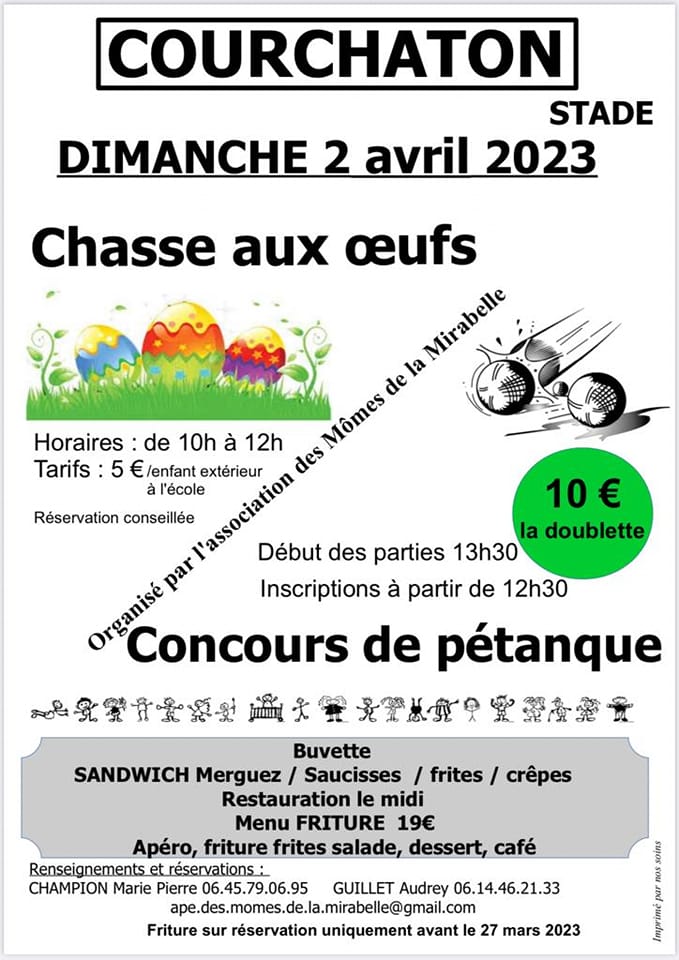 Chasse aux œufs dimanche 02 avril 2023 macommune info