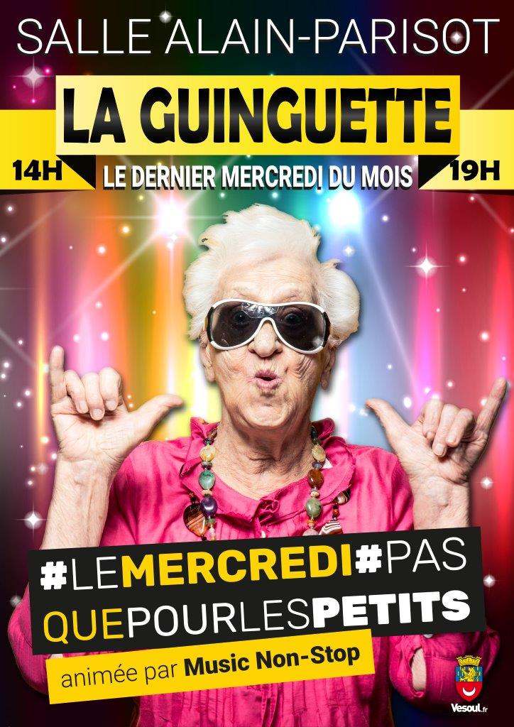Affiche de la guinguette du mois d'avril