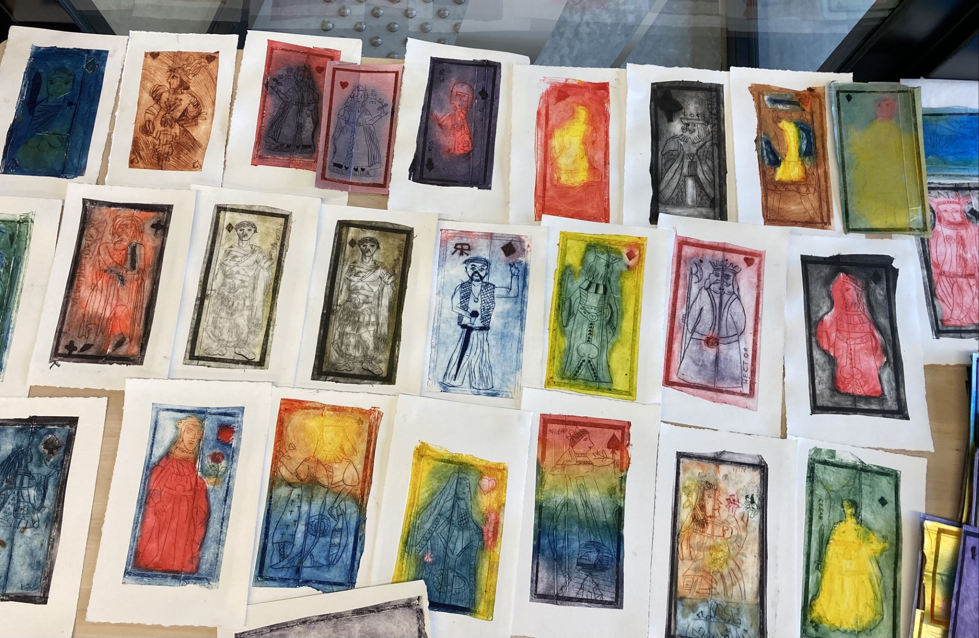 Atelier Gravure : Portrait de César
