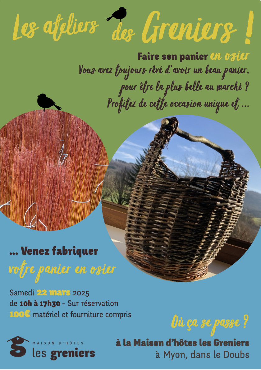 Atelier panier en osier _ flyer
