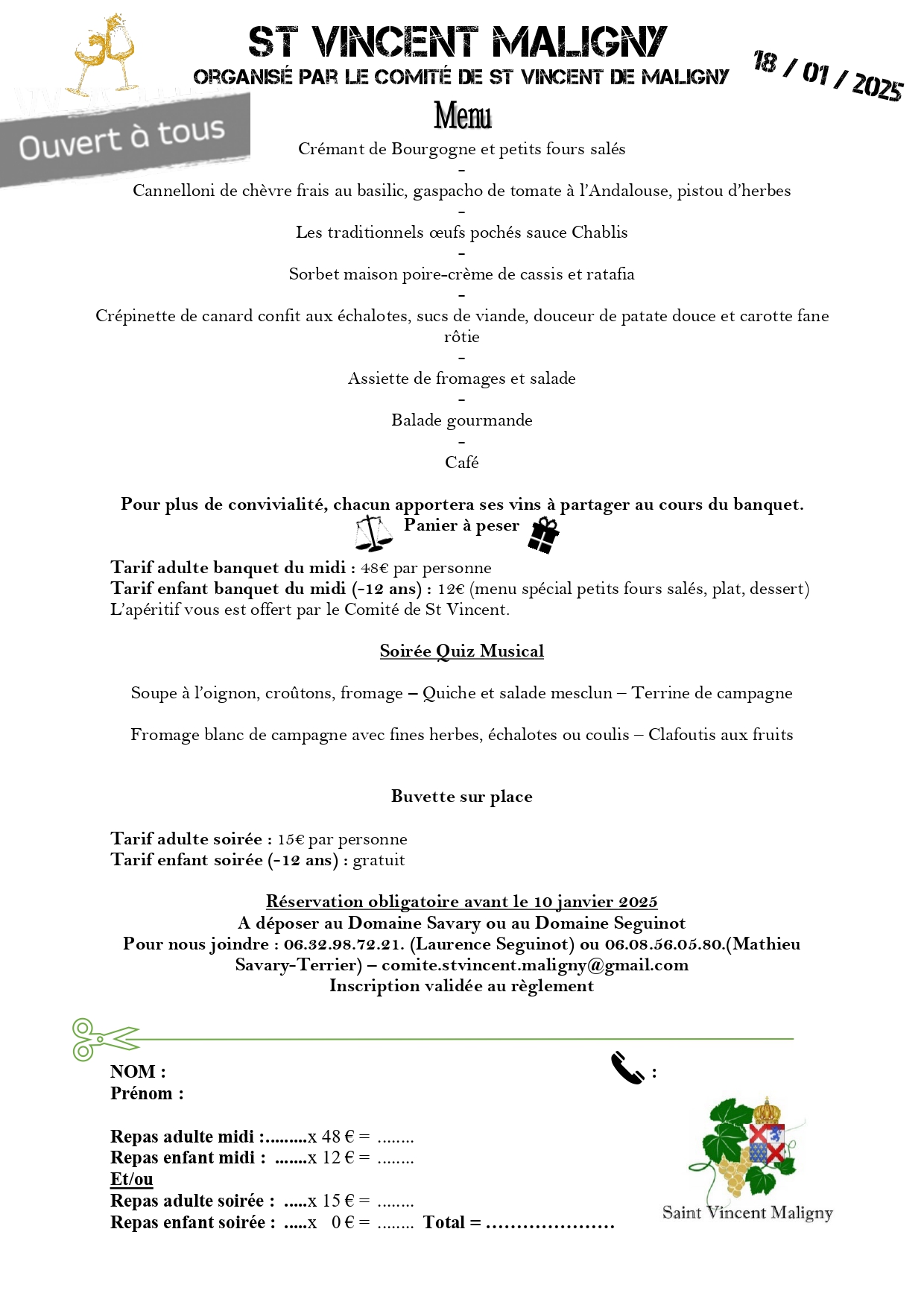 Repas de la Saint-Vincent