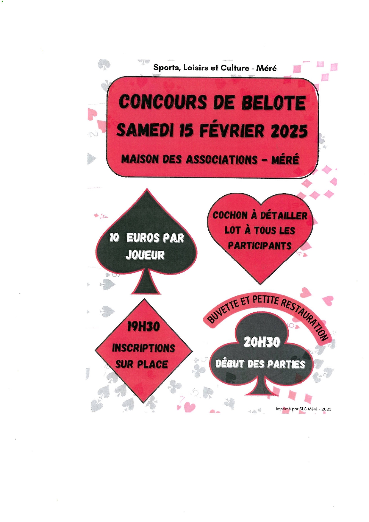 Concours belote Méré