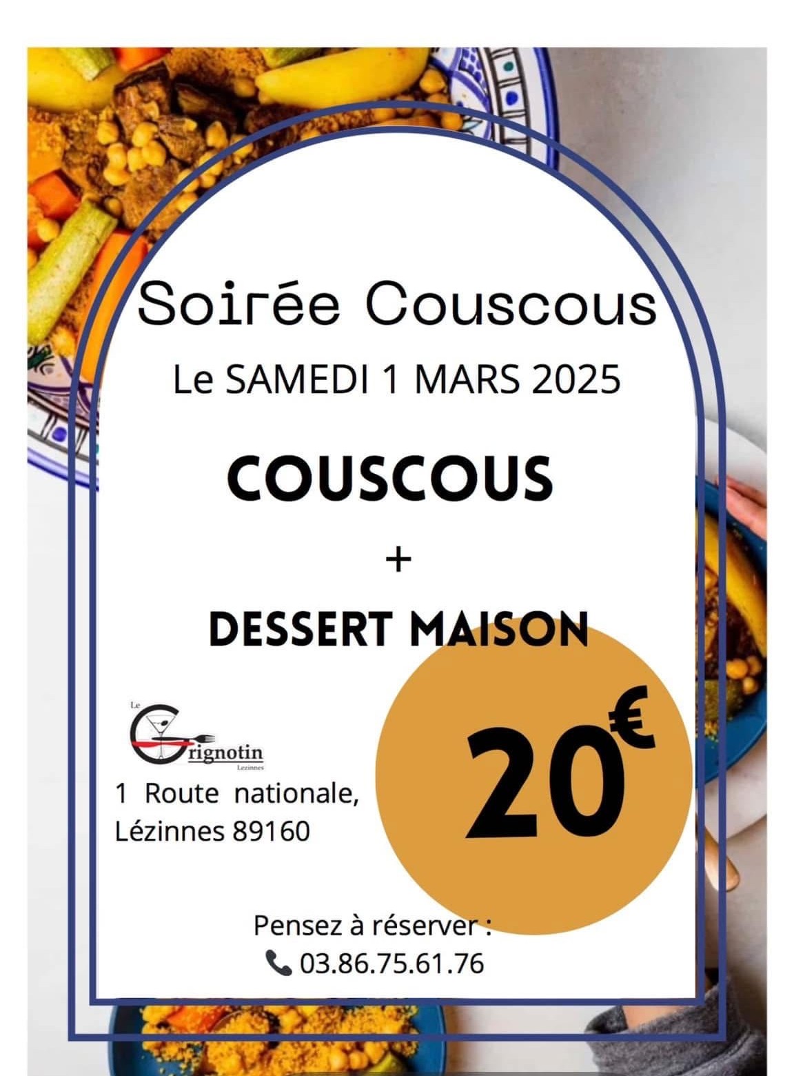 Soirée couscous Lezines