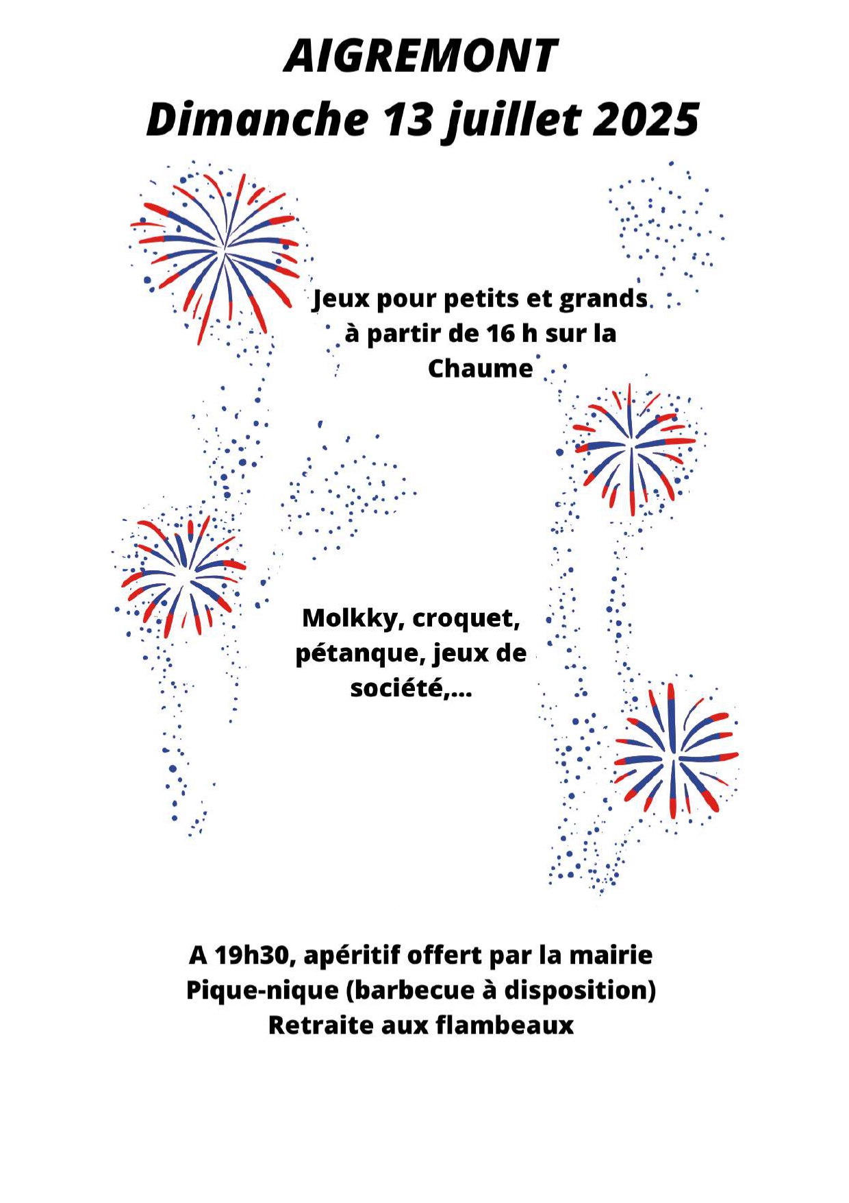 Fête nationale Aigremont