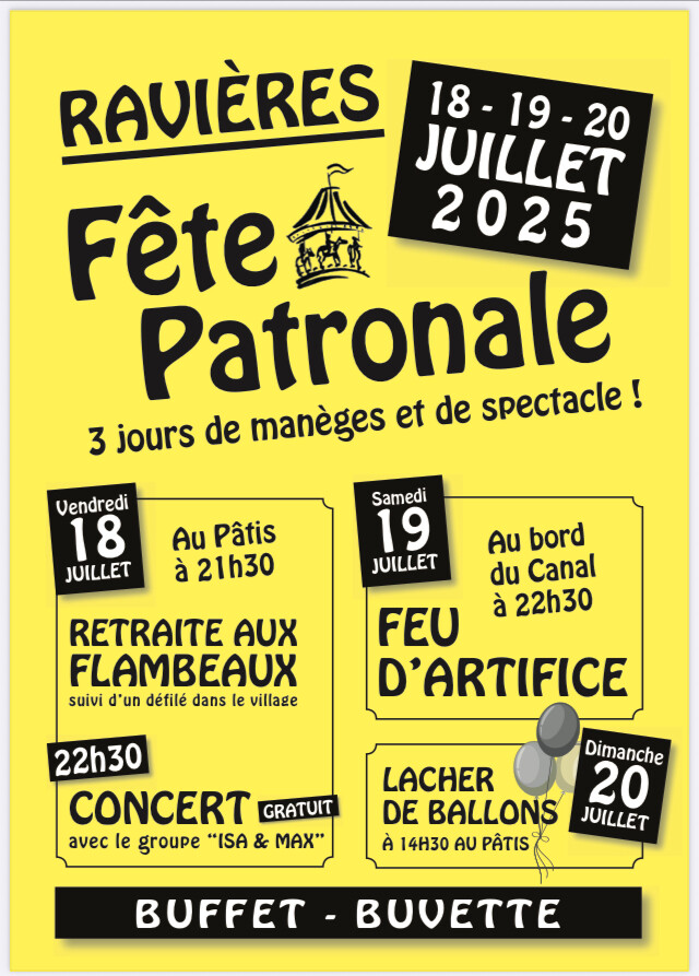 (07) Juil 18 - Fete patronale Ravières