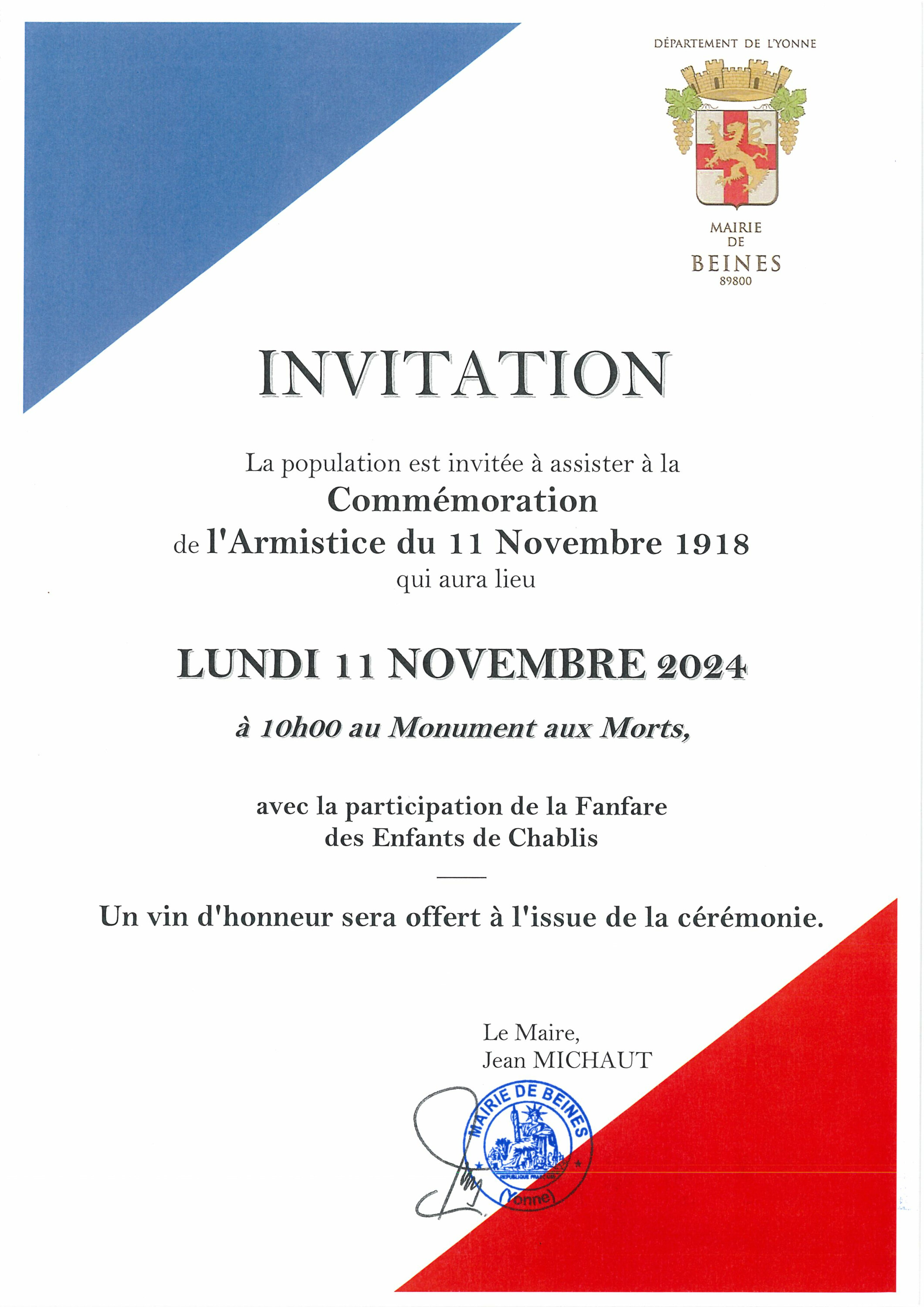 Commémoration Beine