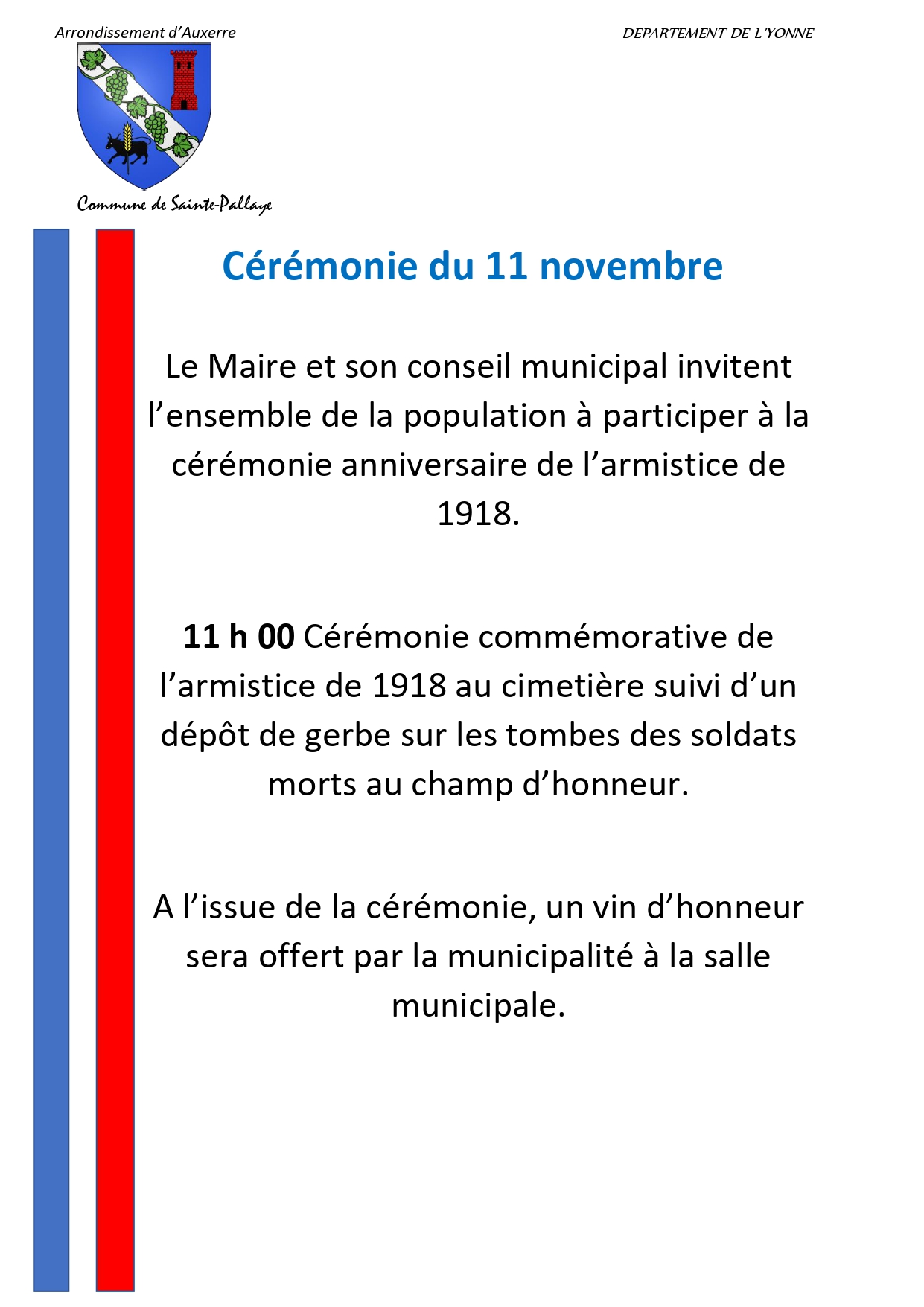 Commémoration Sainte Pallaye