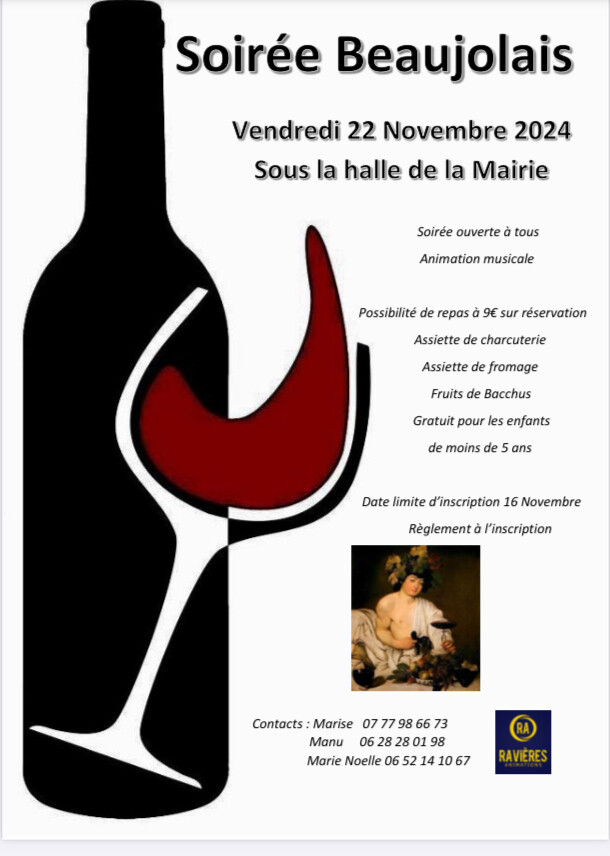 Soirée Beaujolais Ravières