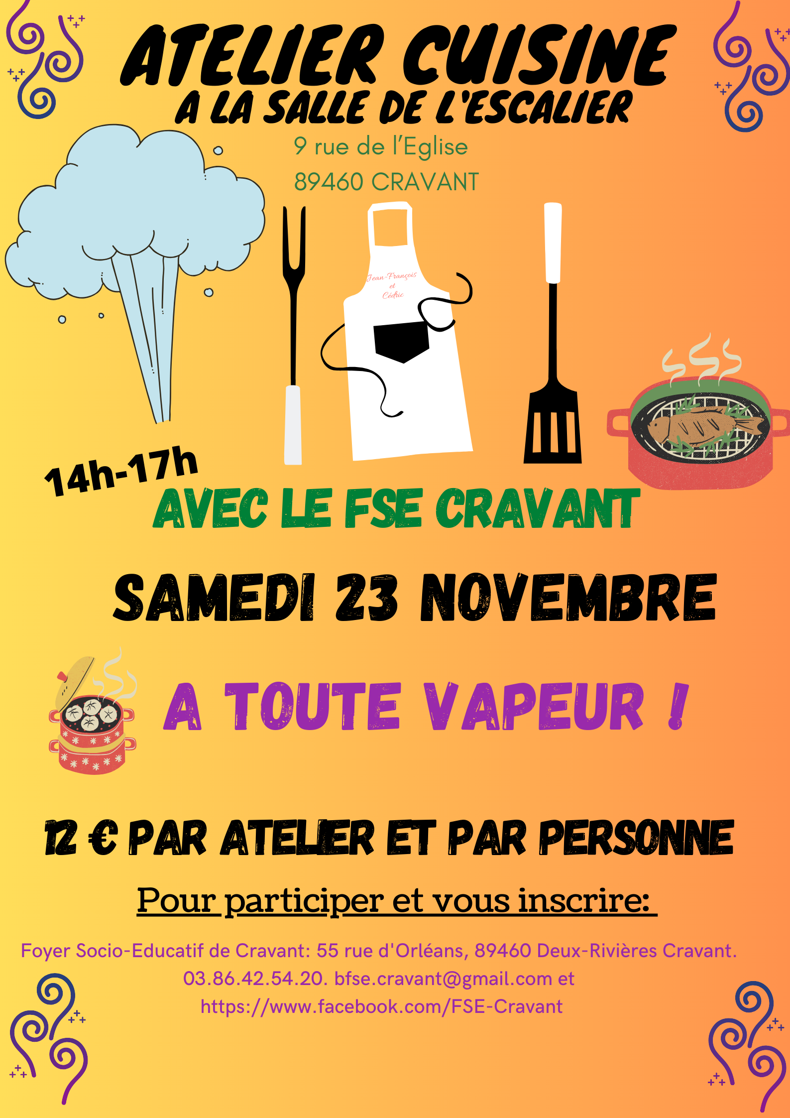 Atelier cuisine Cravant