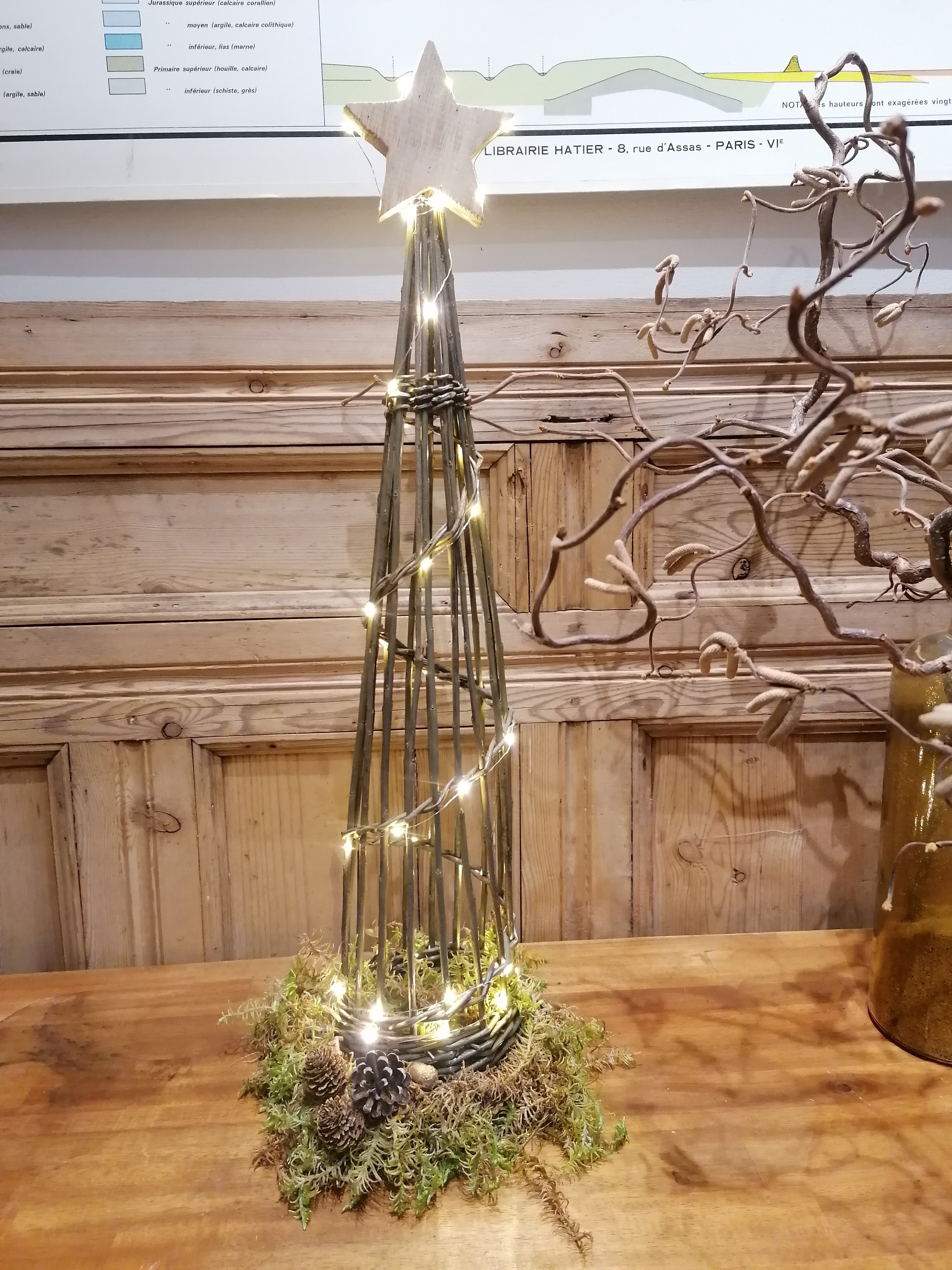 Atelier vannerie sapin de table