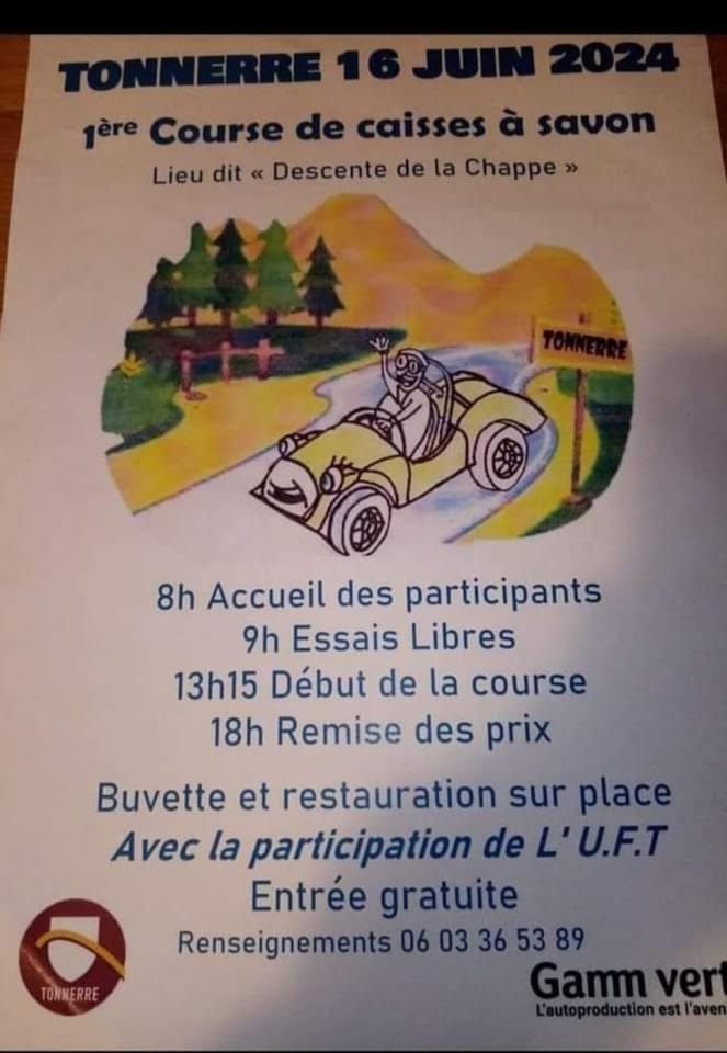 (6) Juin 16 - Course caisses savon Tonnerre