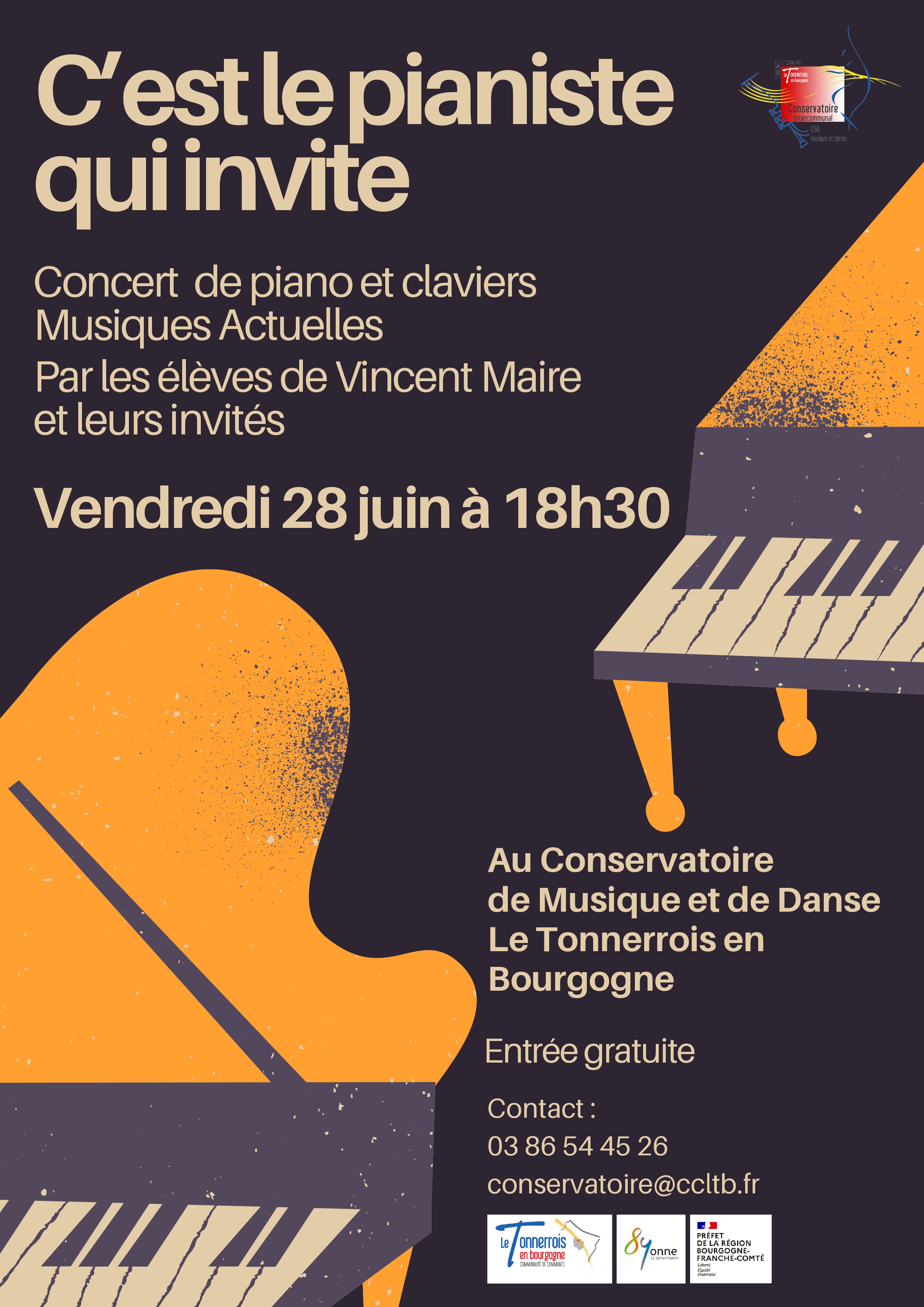 Concert piano Tonnerre