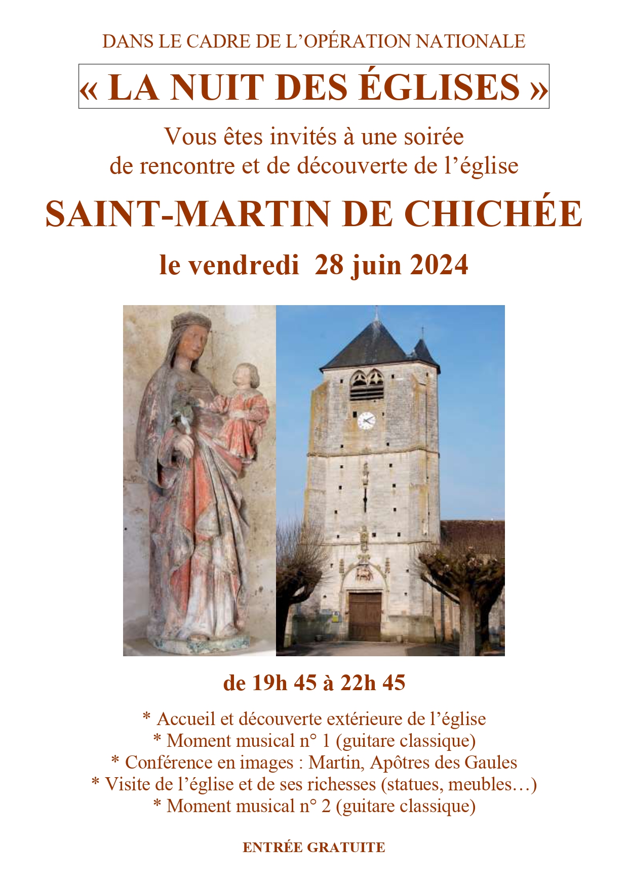 Nuit des eglises Chichee