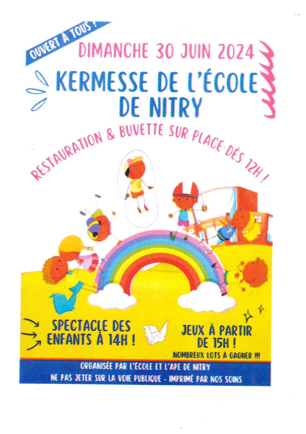 Kermesse ecole Nitry