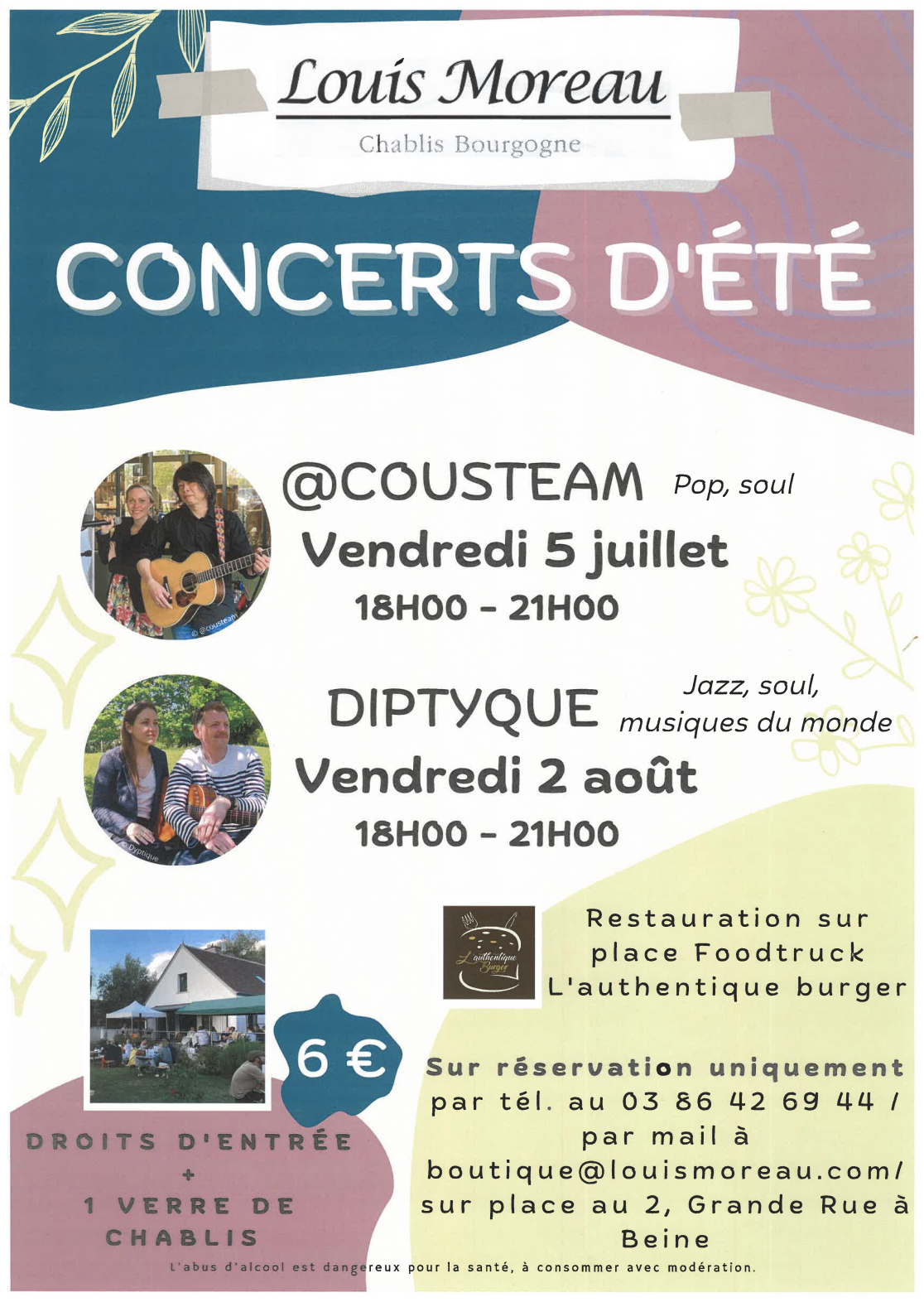 Concerts d'été Louis Moreau Beine
