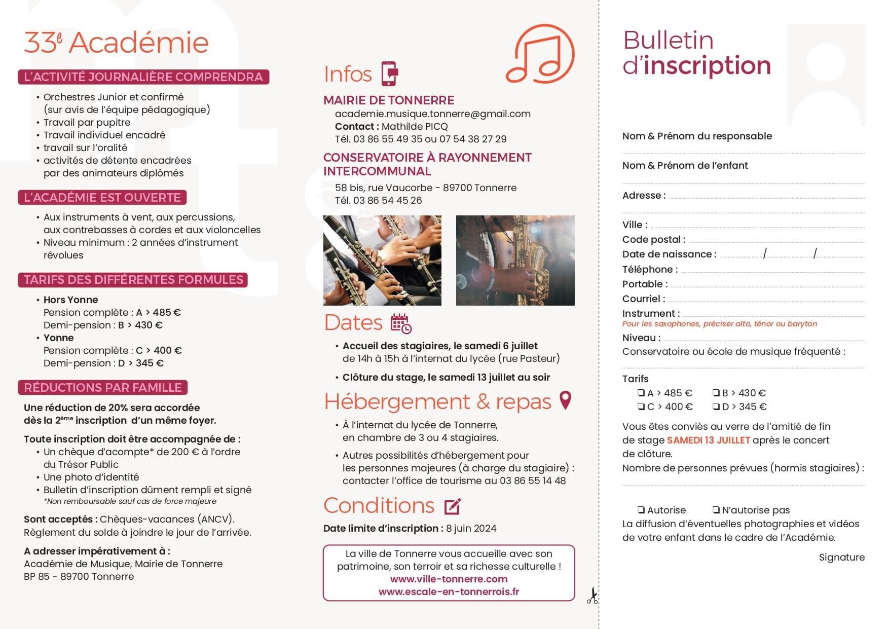 (7) Juil 6 au 13 - Académit musique Tonnerre