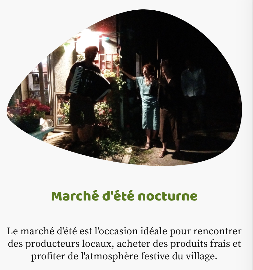 (8) Aout 10 - Marché d'été nocturne Villon