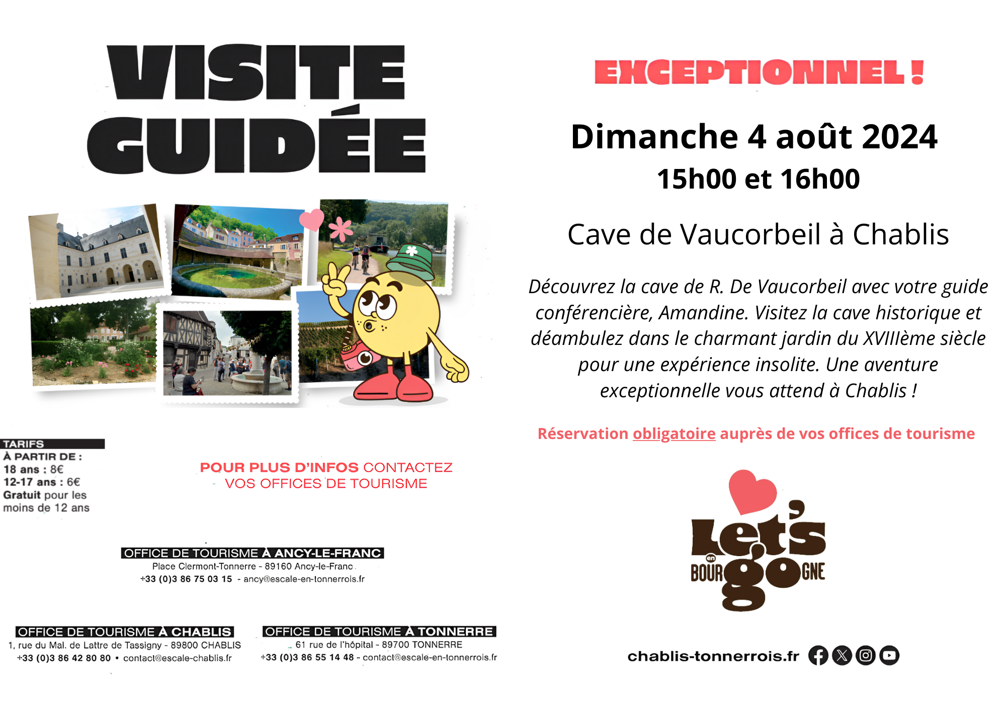 Visites guidées - Cave Vaucorbeil Chablis