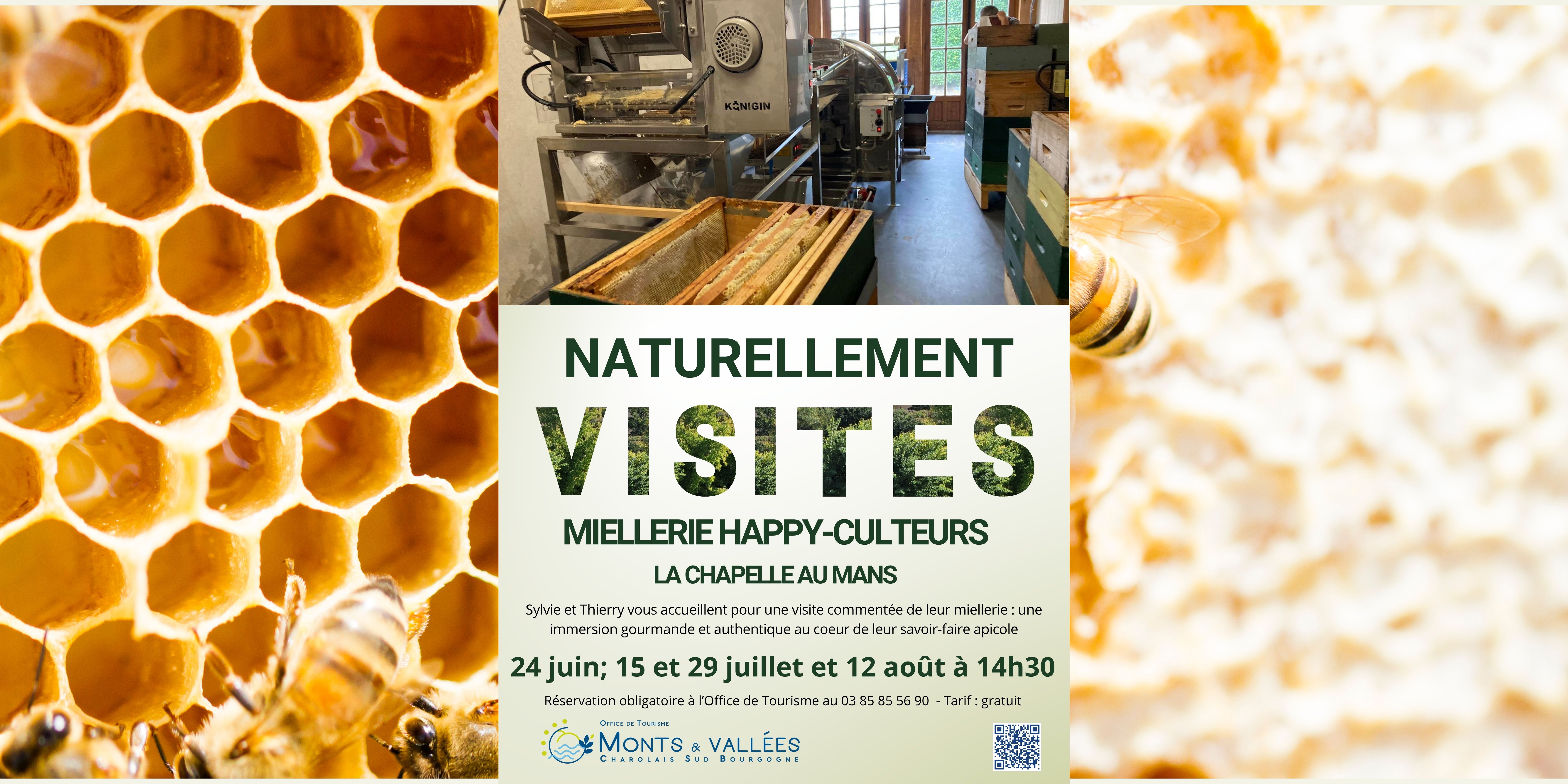 Naturellement visites : Visite commentée de la miellerie Happy-culteurs