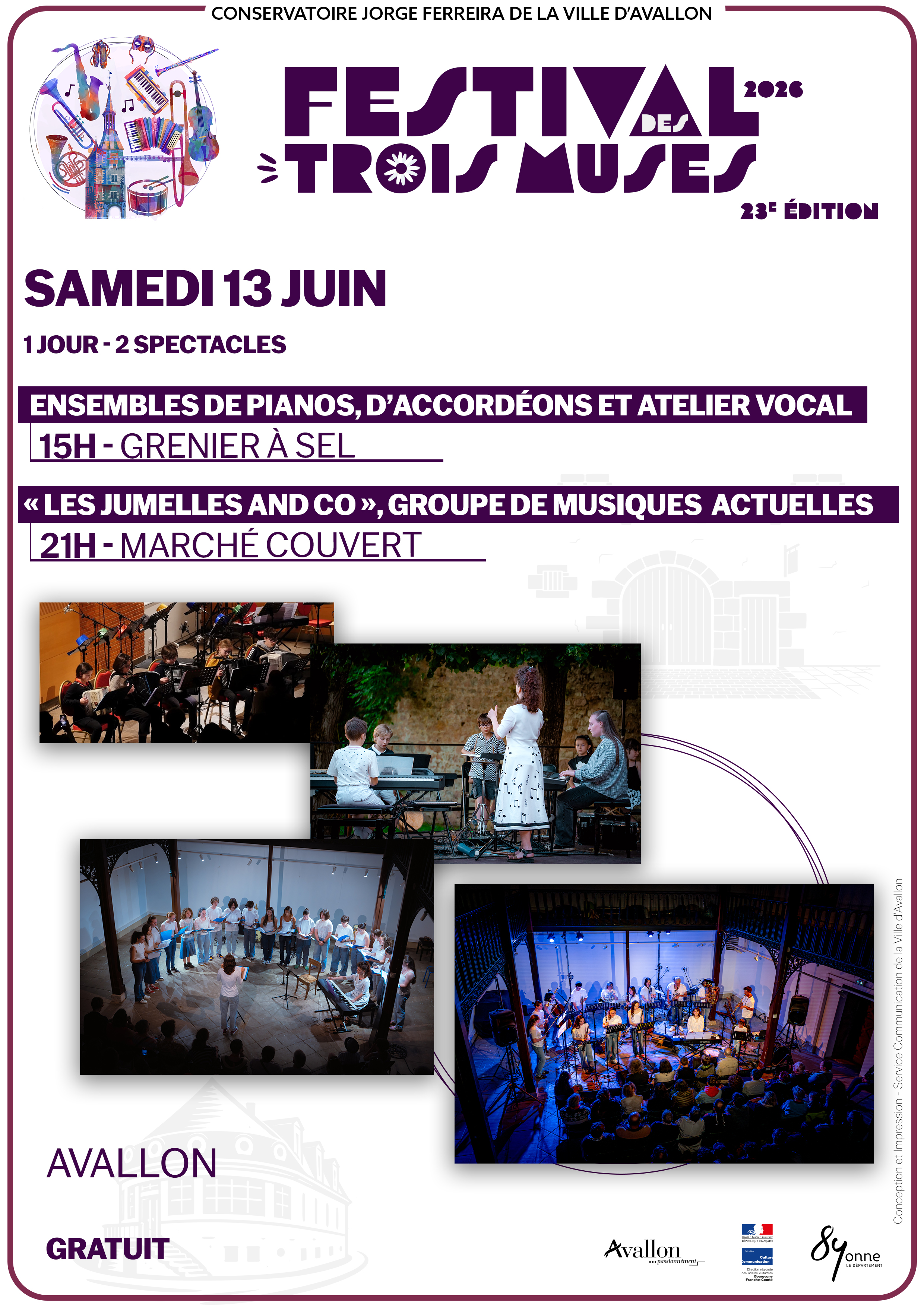#FDTM - Ensembles de pianos, d'accordéons et atelier vocal