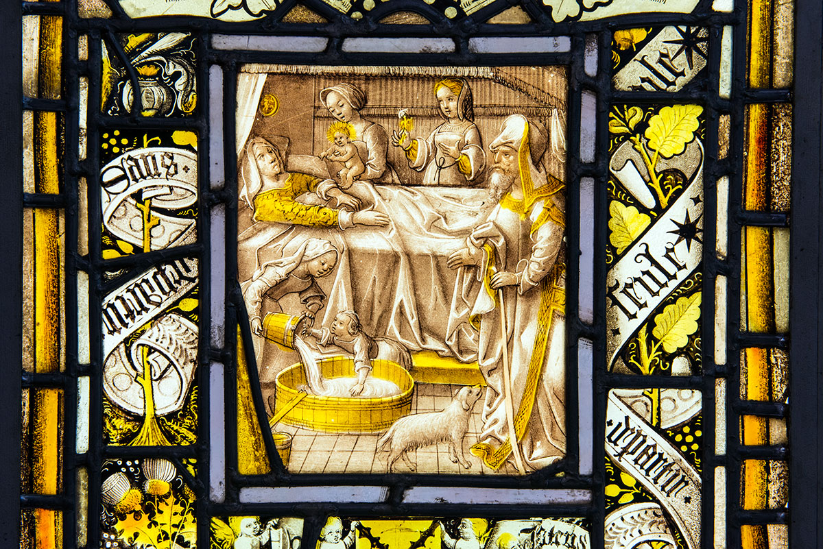 Vitrail - Hôtel-Dieu de Beaune