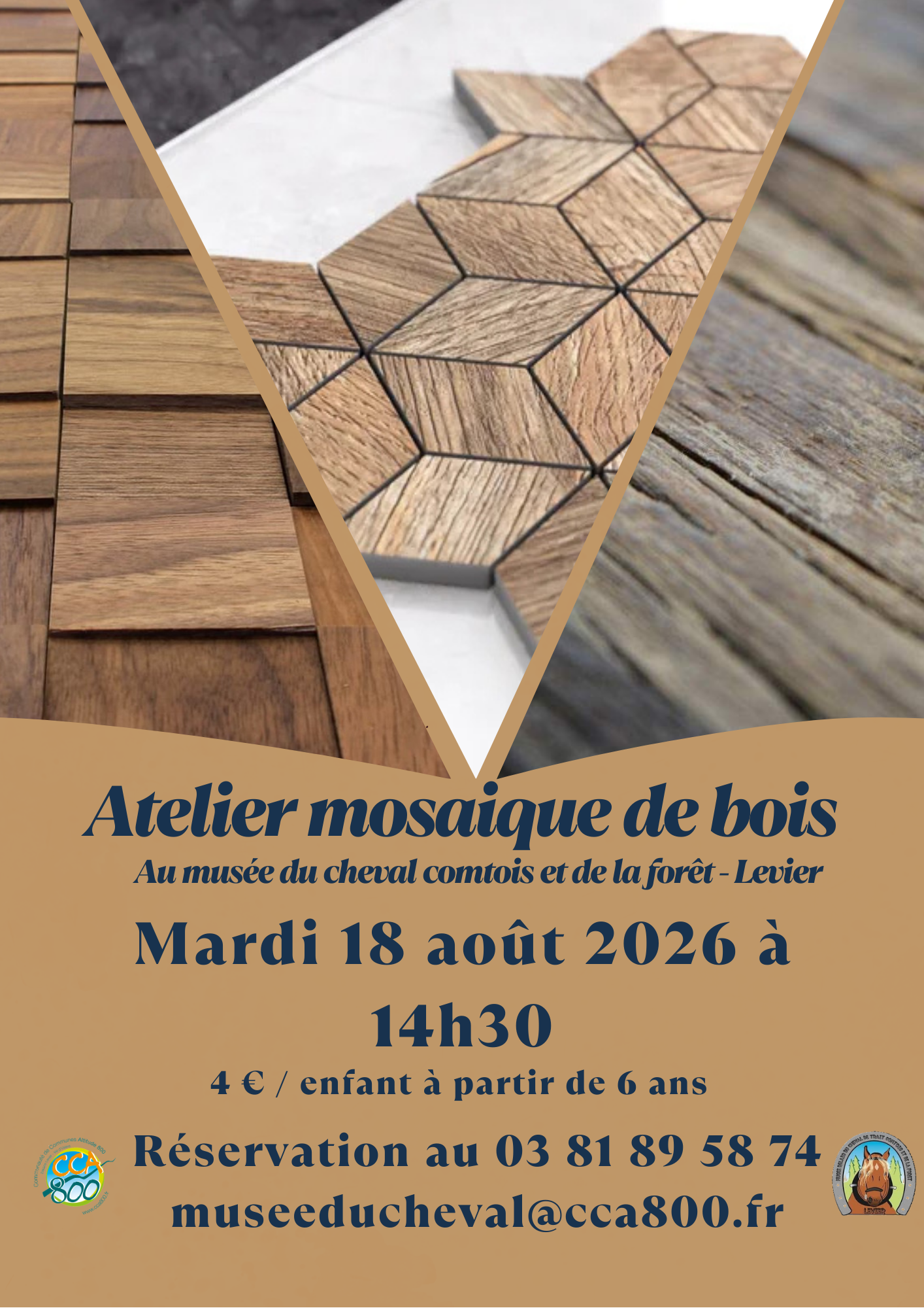 Atelier enfant - Mosaïque de bois