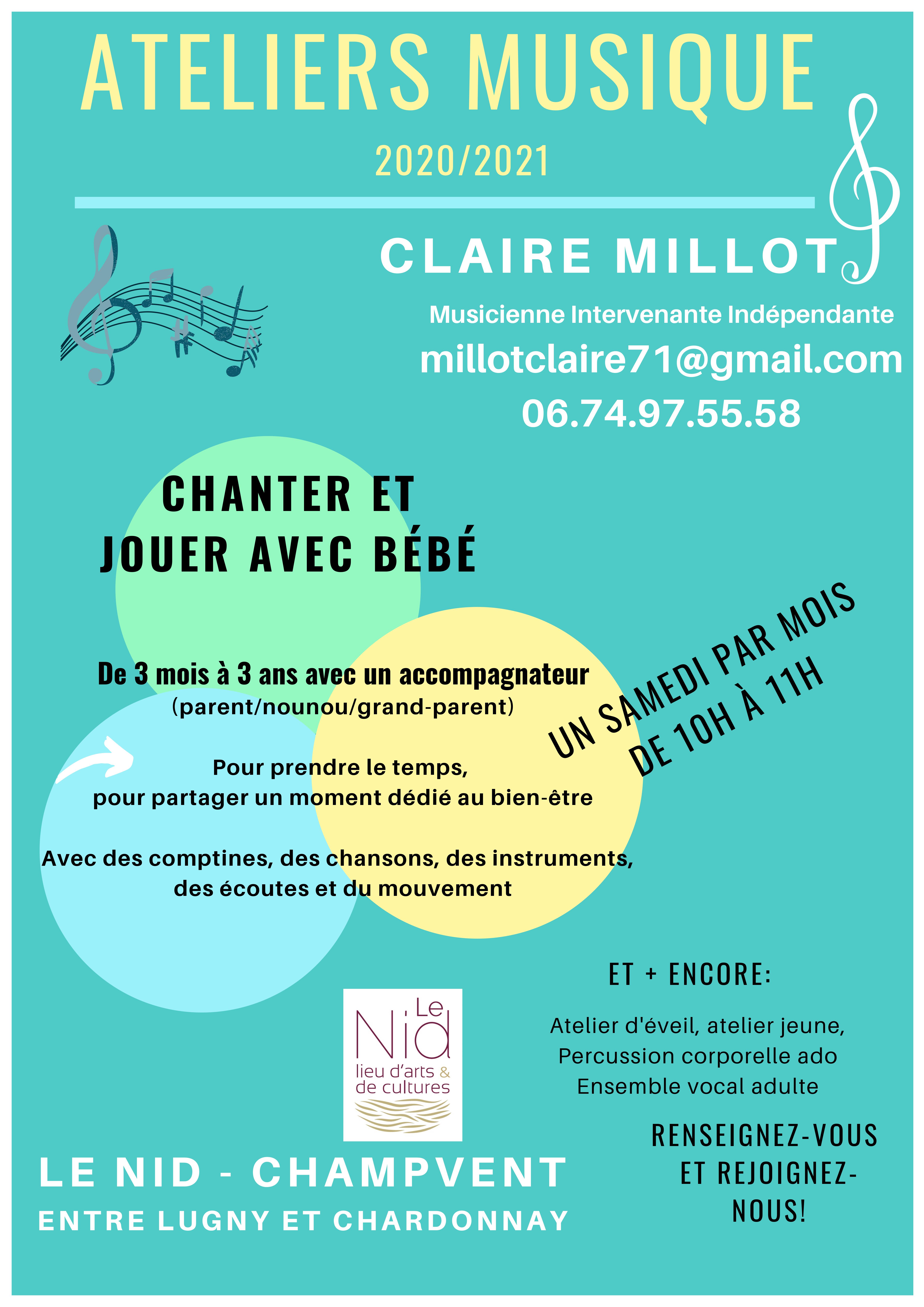 Ateliers musique - bébé
