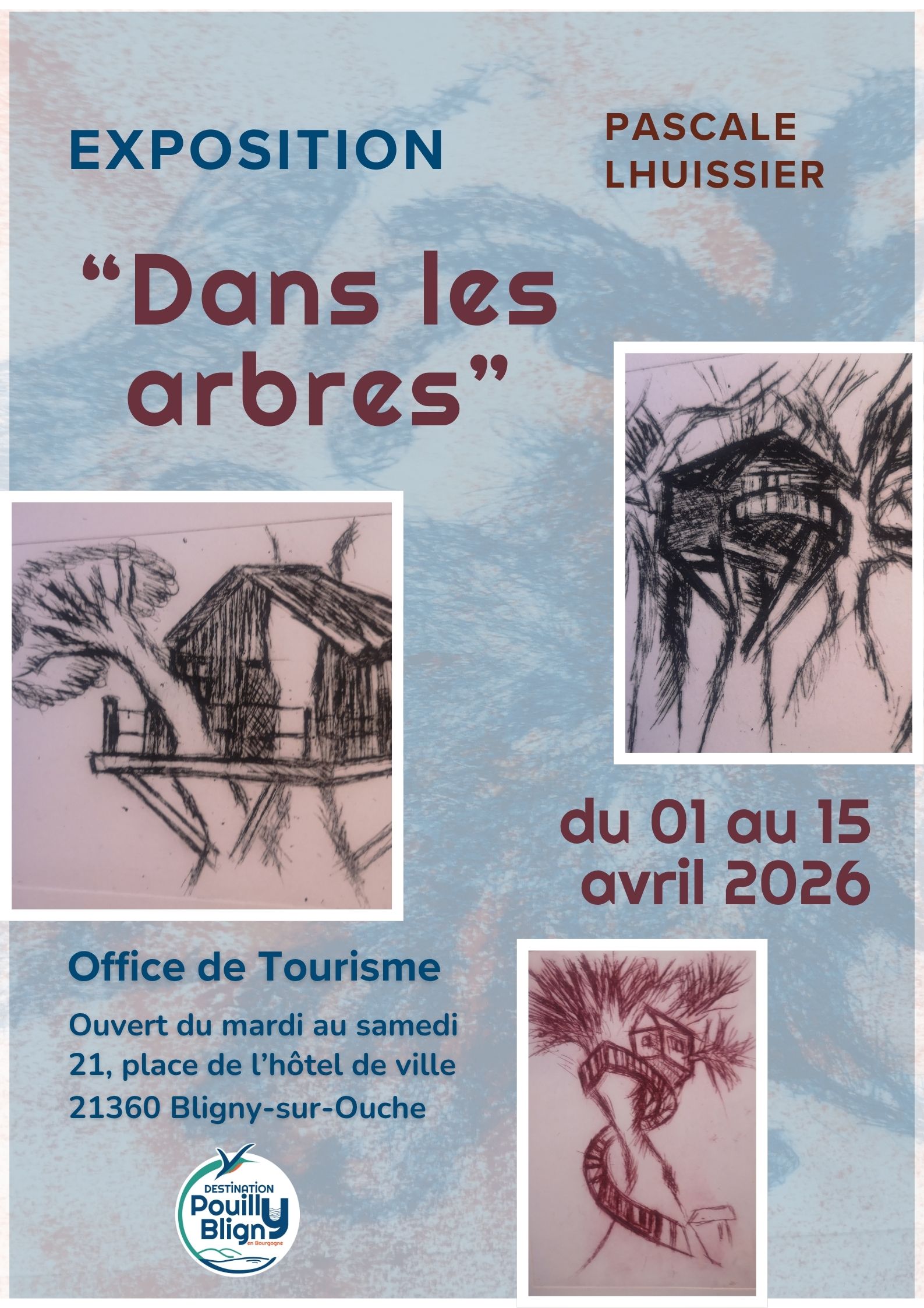 Exposition de gravures de Pascale Lhuissier-Bligny sur Ouche