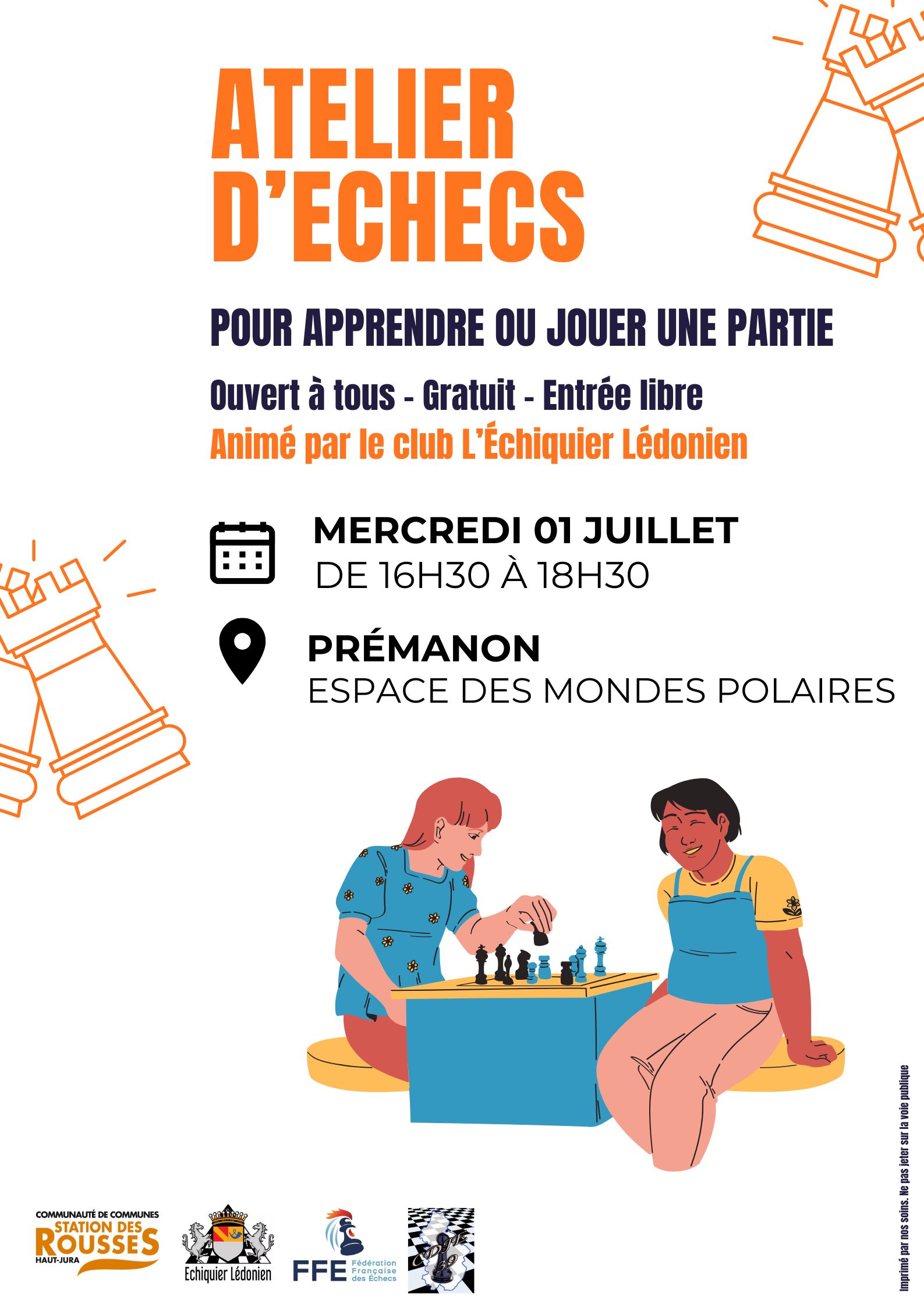 Atelier d'échecs