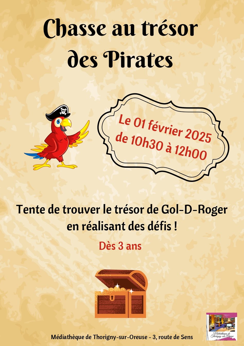 Chasse au trésor des pirates