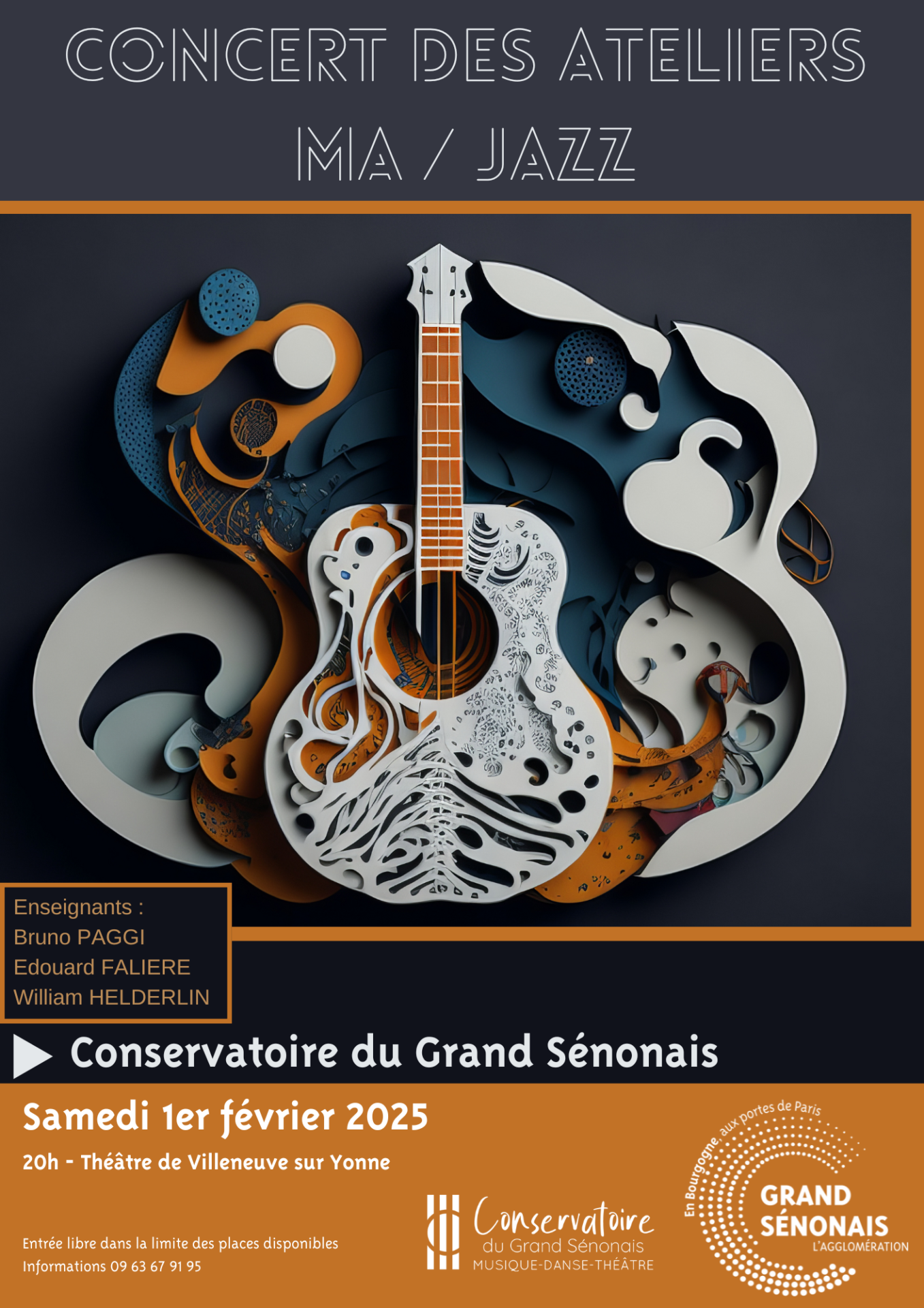 Concert des ateliers Musiques Actuelles et Jazz