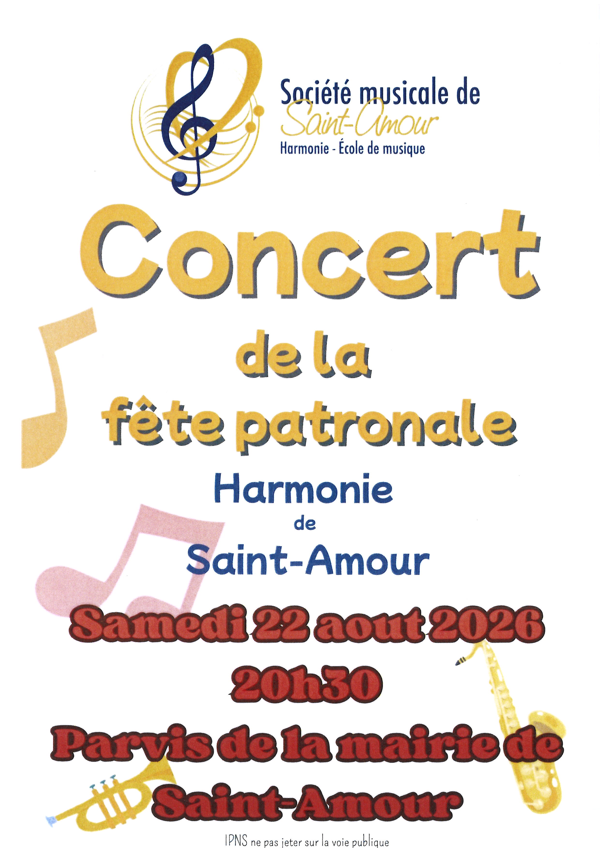Concert de la fête patronale