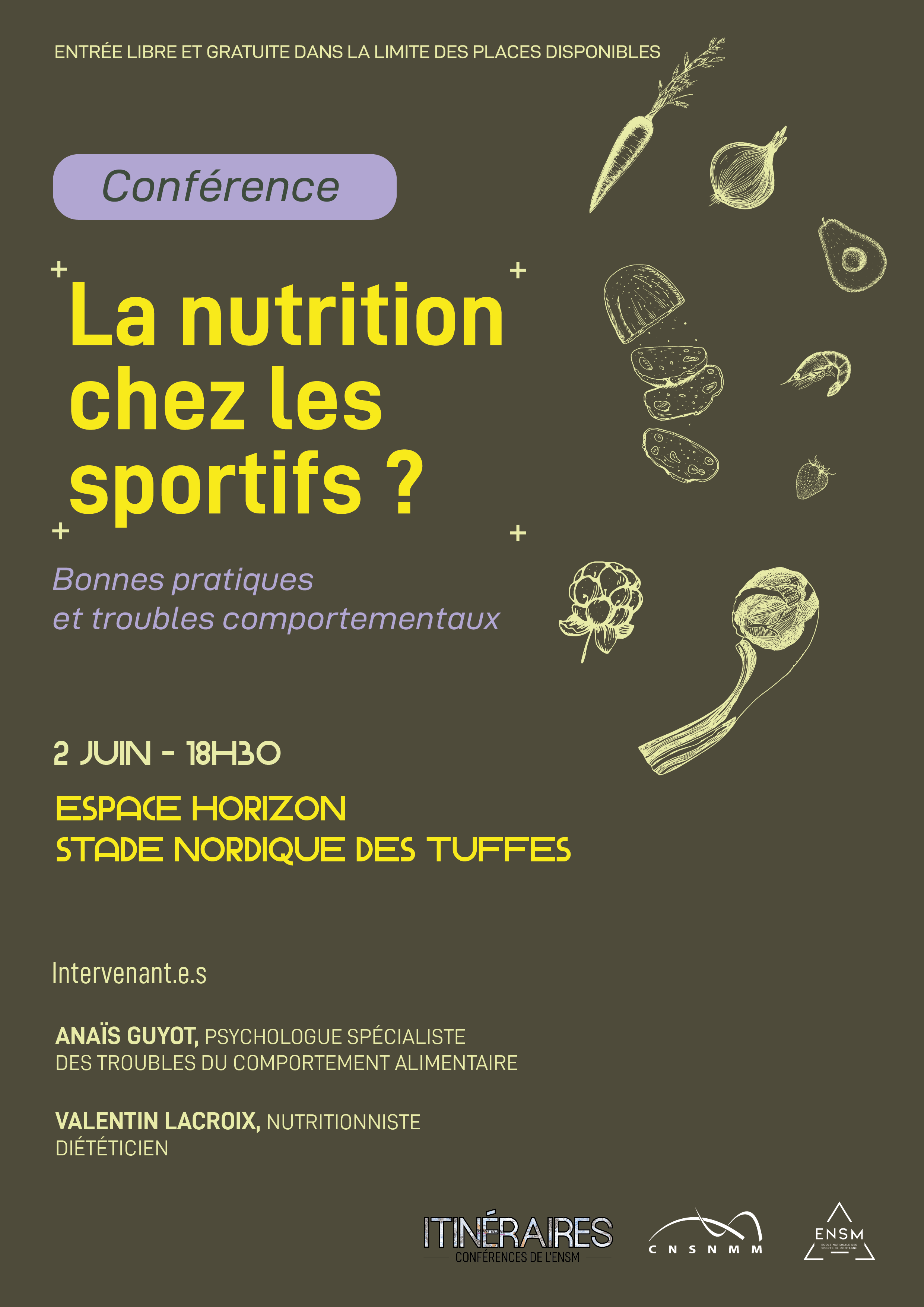 Conférence : La nutrition chez les sportifs ?