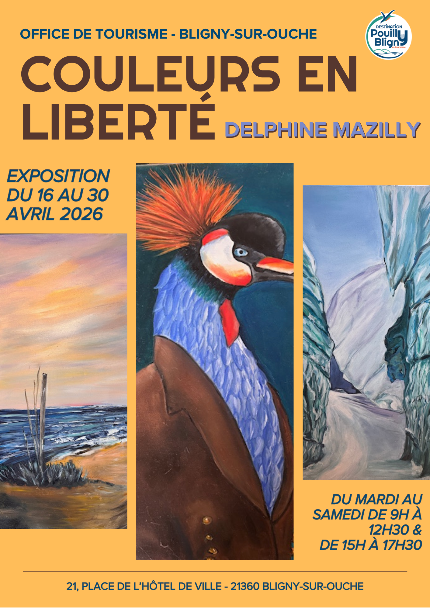 Exposition de peintures par Delphine Mazilly- Bligny sur Ouche