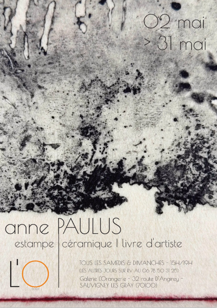 Exposition Anne PAULUS estampe / céramique / livre d'artiste