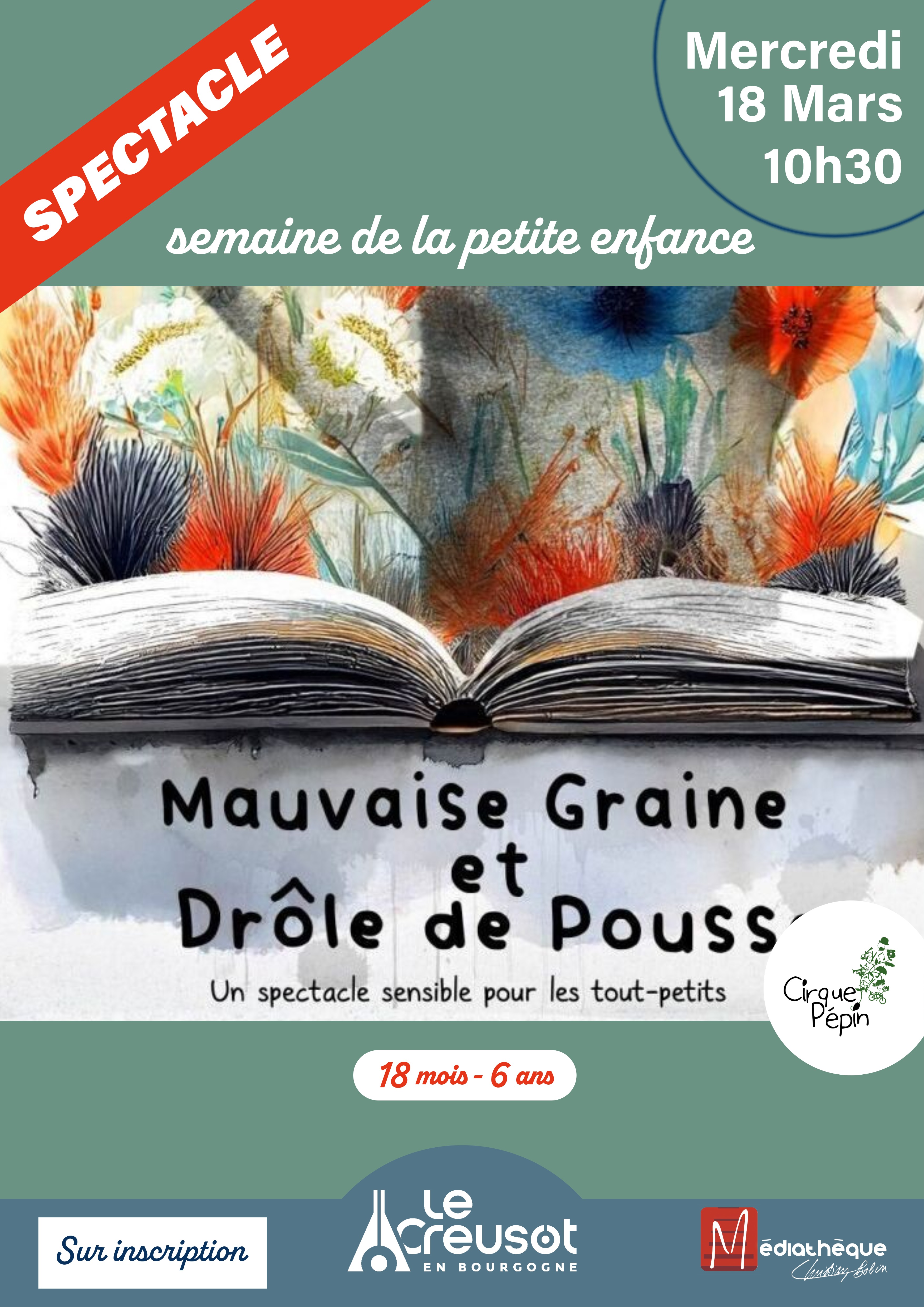 Spectacle Jeunesse : Mauvaise Graine et Drôle de Pousse
