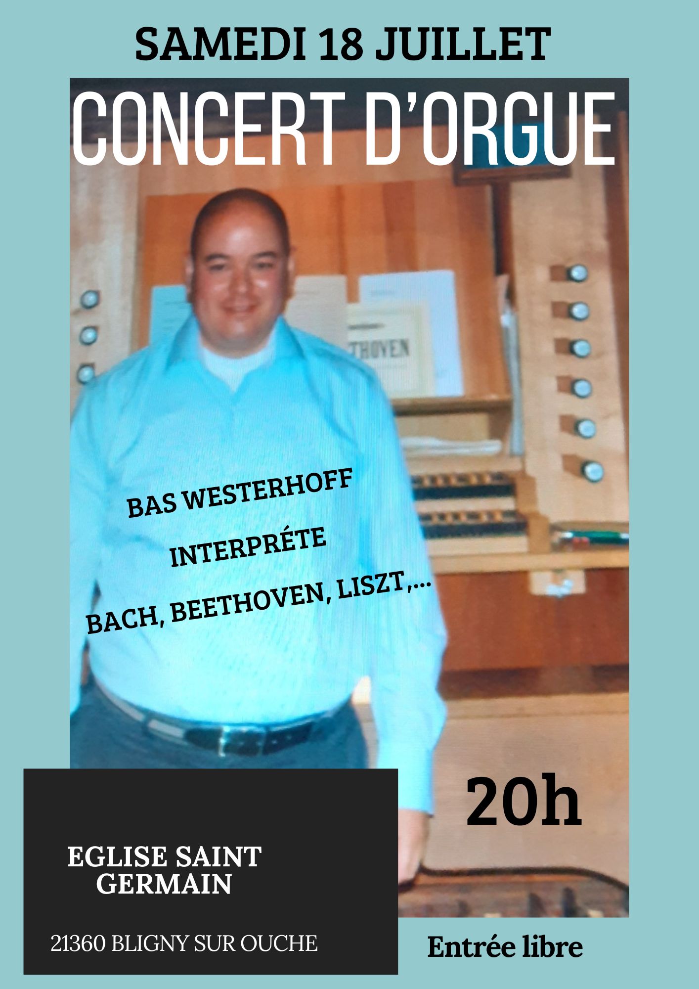 Concert d'orgue- Bligny sur Ouche