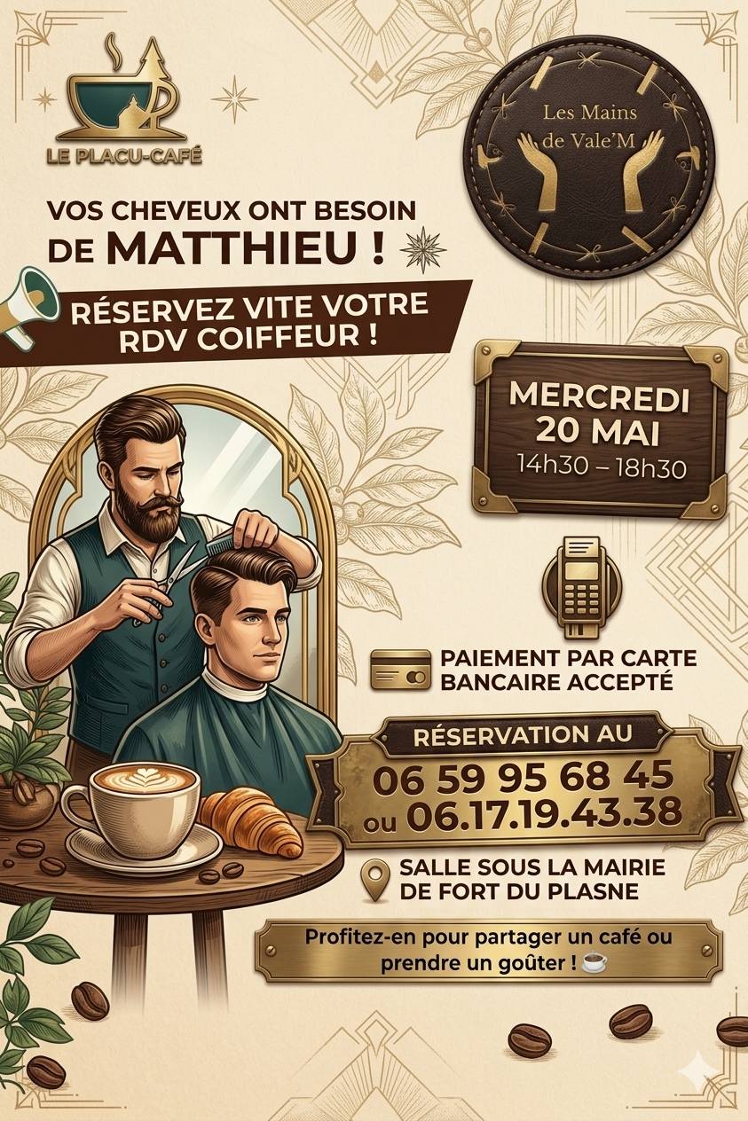 Coiffeur Hommes & Garçons au Placu-café
