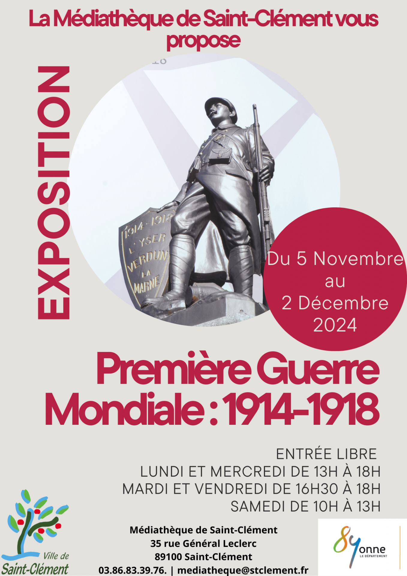Exposition sur la Première Guerre Mondiale