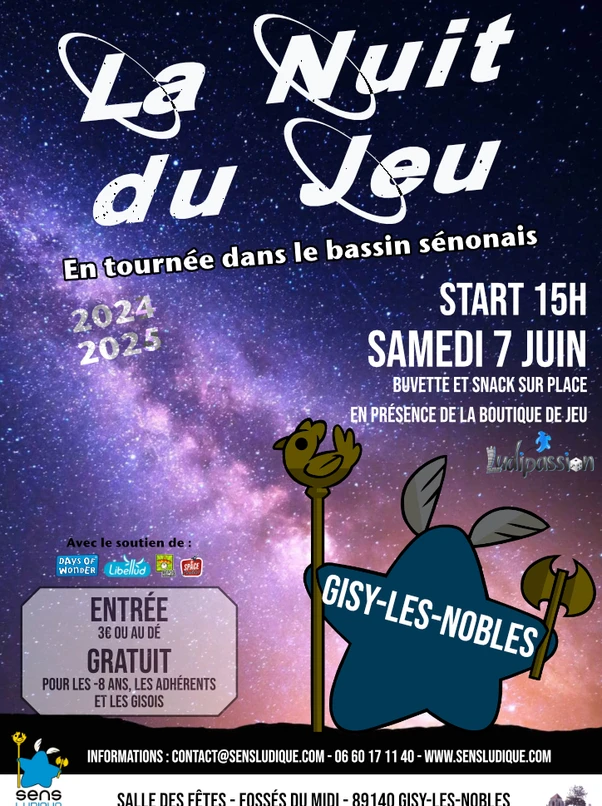 Nuit du jeu Gisy les Nobles