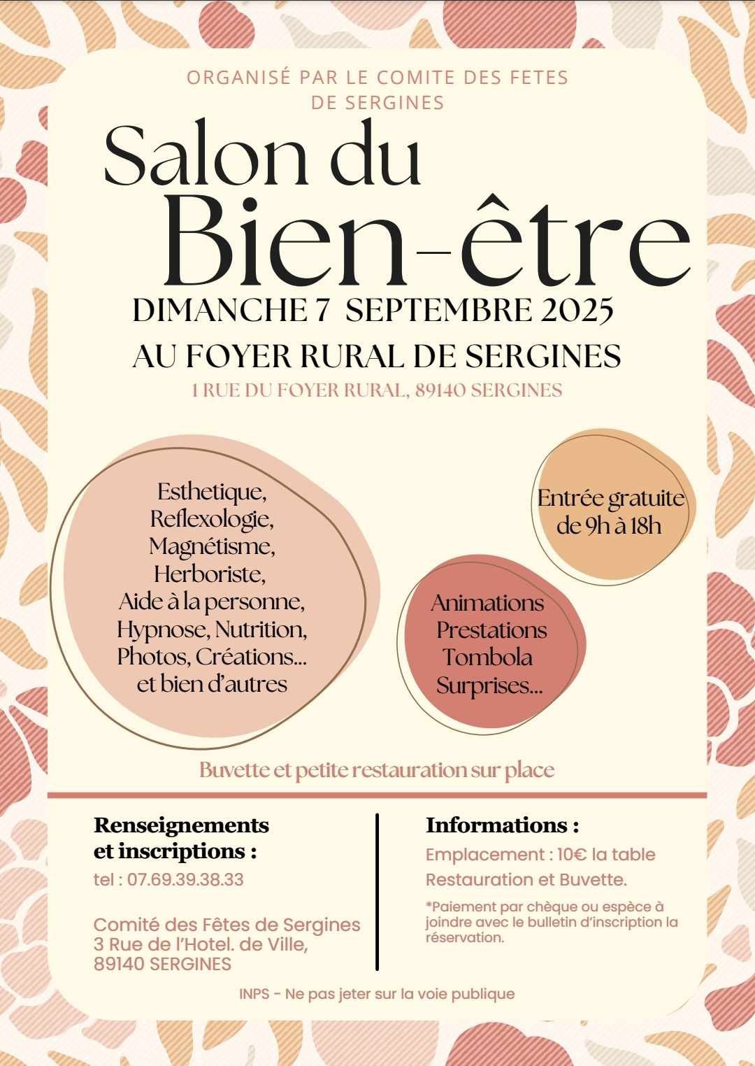 07.09- Salon du bien-être Sergines