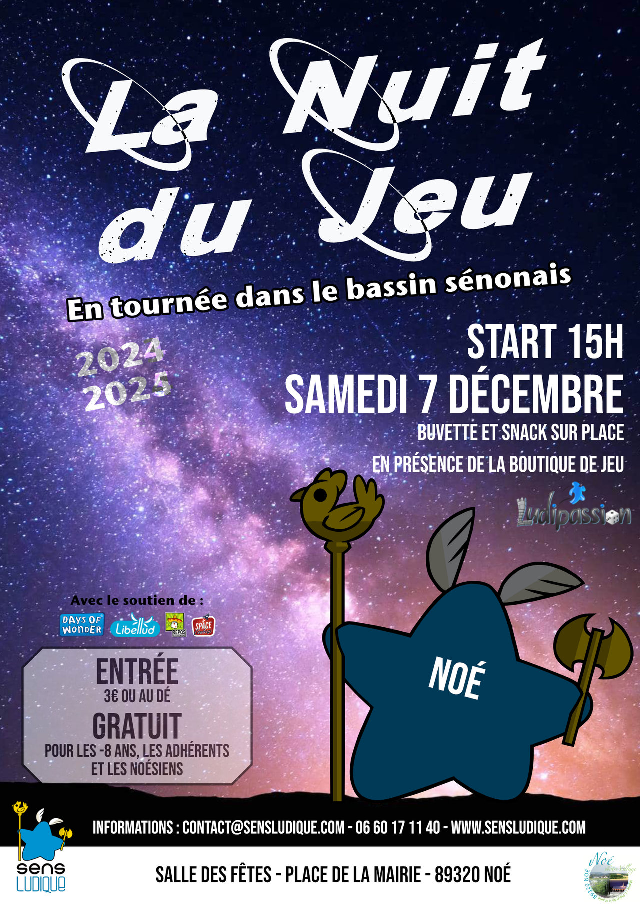 Nuit du jeu Noé