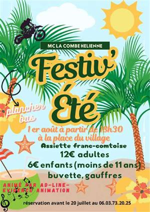 Festiv'été à Plancher-Bas - Soirée  Assiette Franc-Comtoise