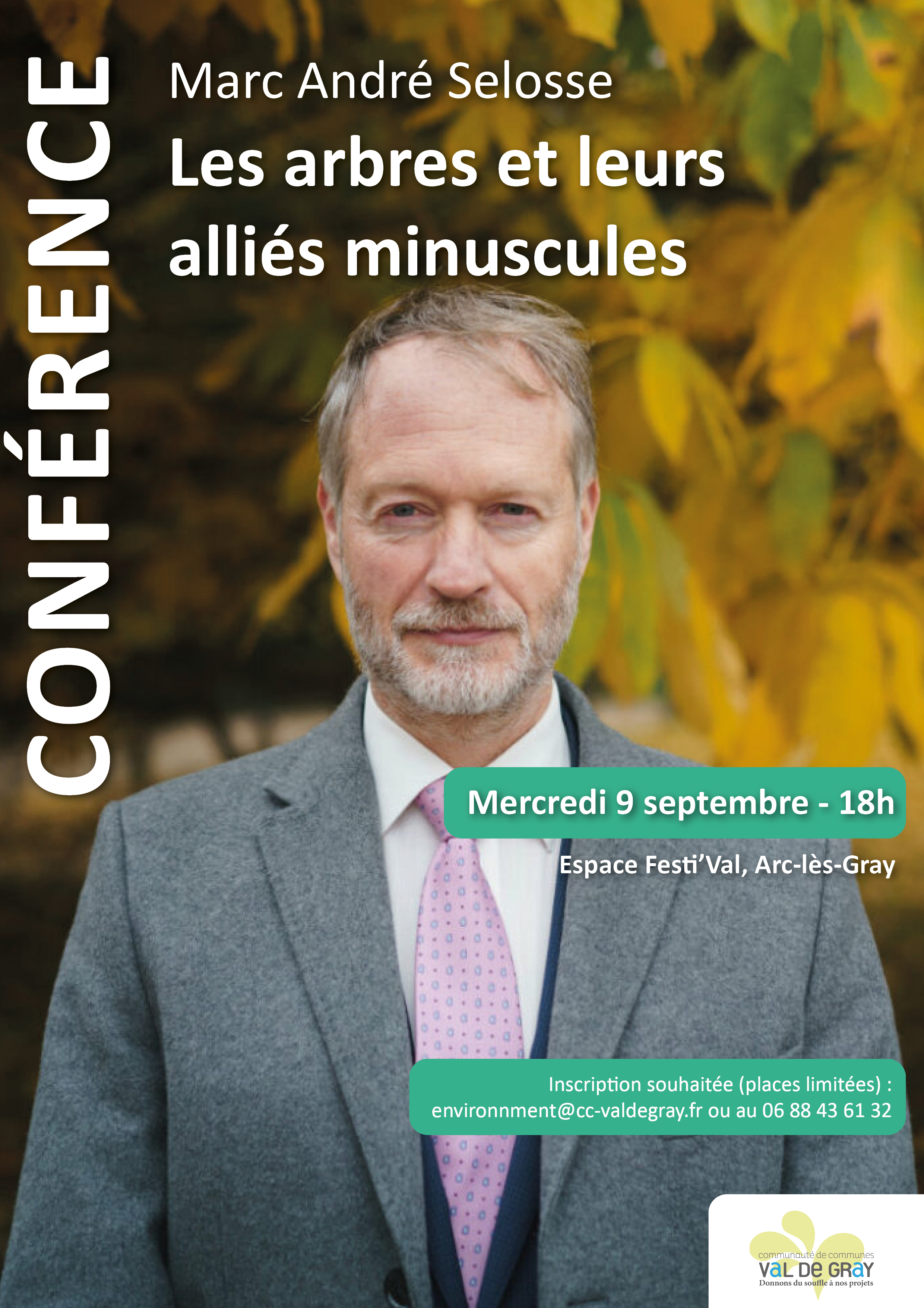Conférence de Marc André Sélosse sur les arbres et leurs alliés minuscules