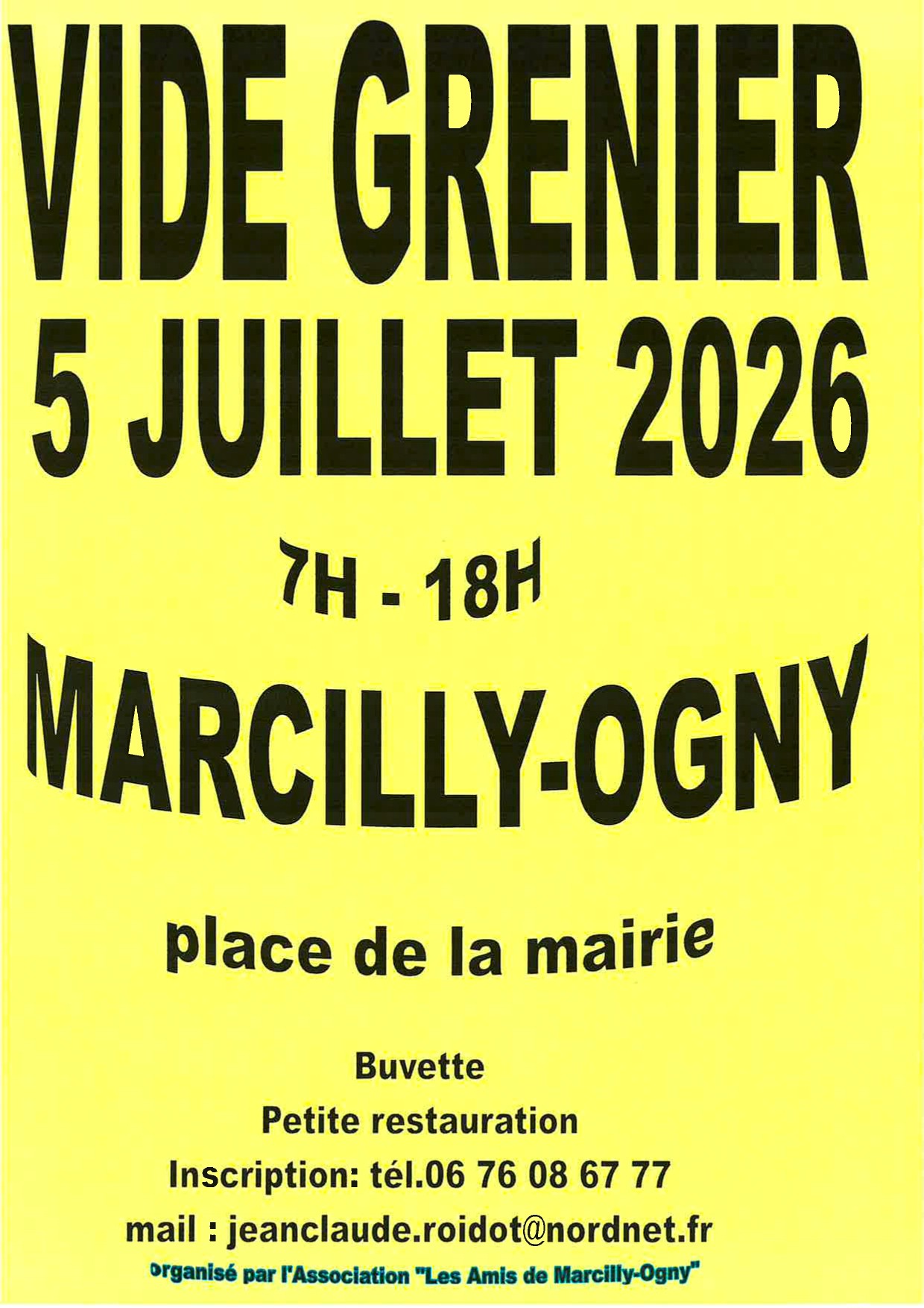 Vide greniers- Marcilly-Ogny