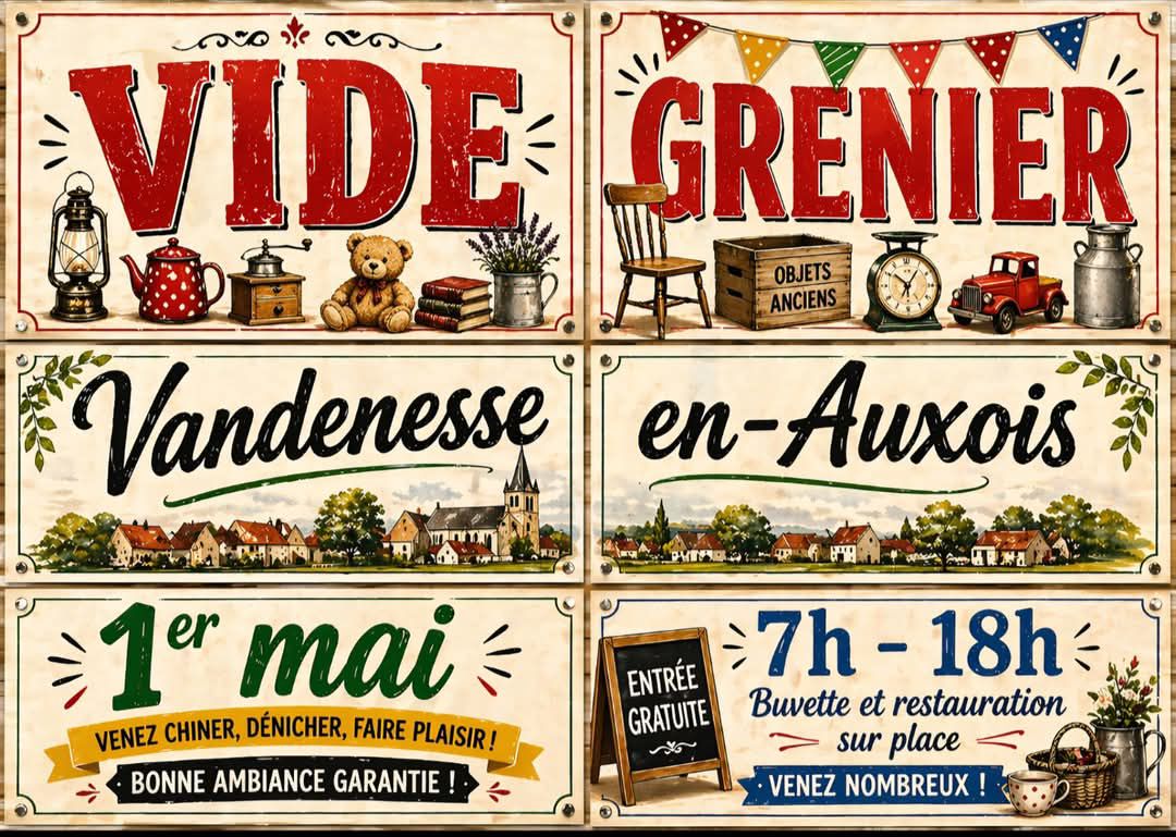 Vide-greniers- Vandenesse en Auxois