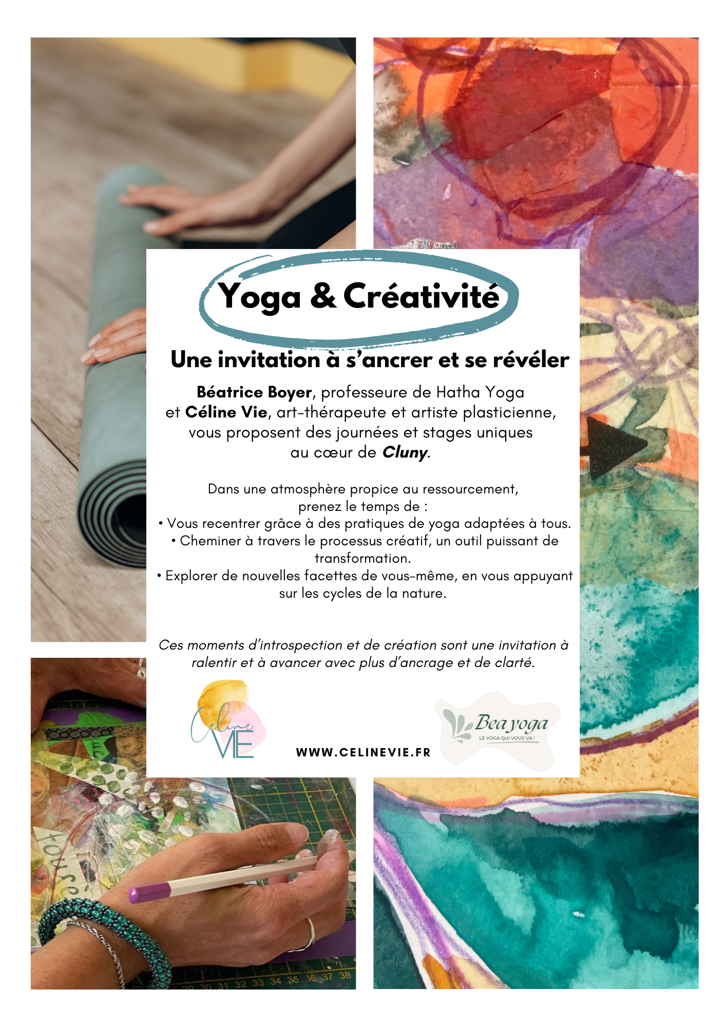 Yoga et art thérapie à Cluny