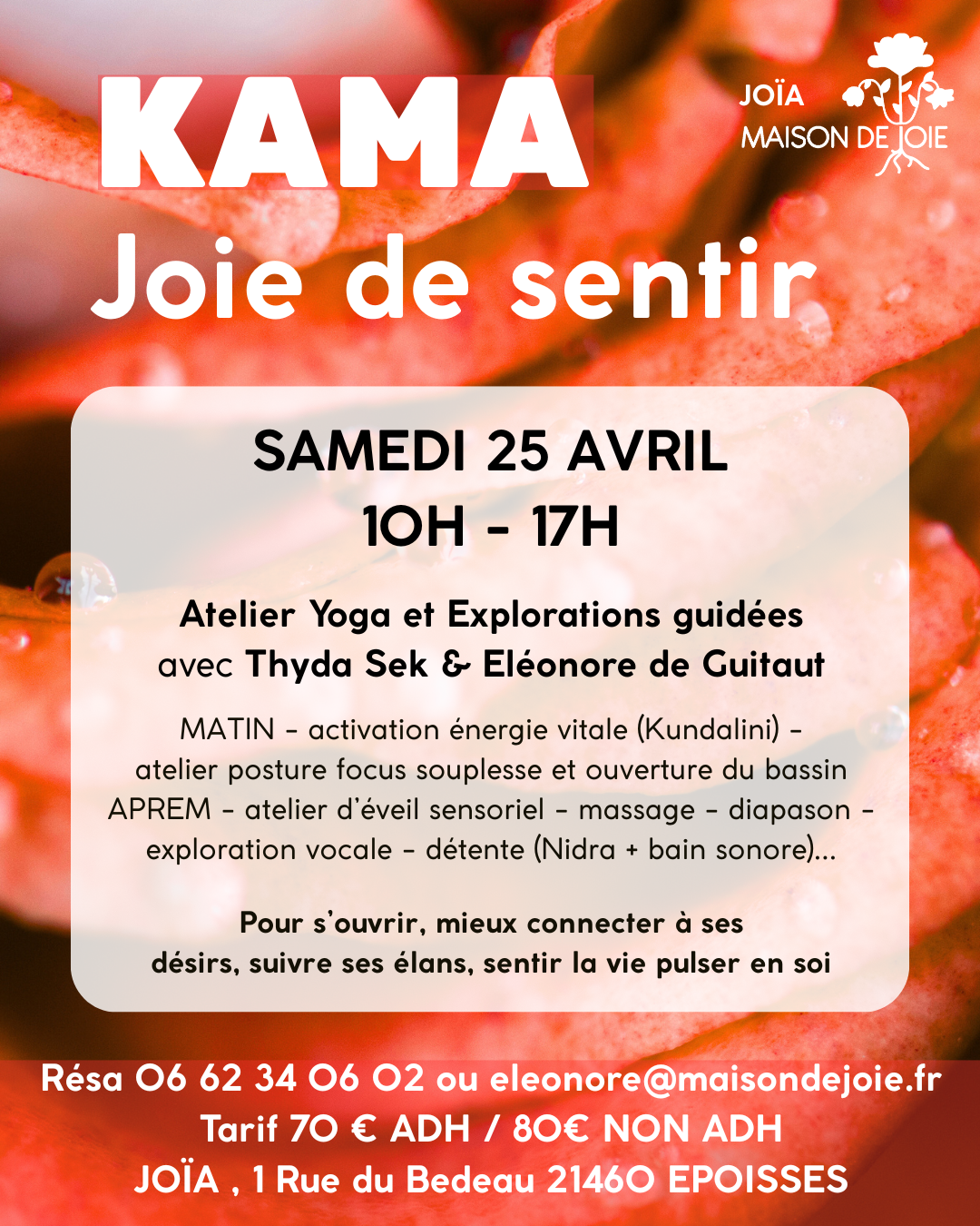 KAMA : Atelier Yoga, Massage et Voix