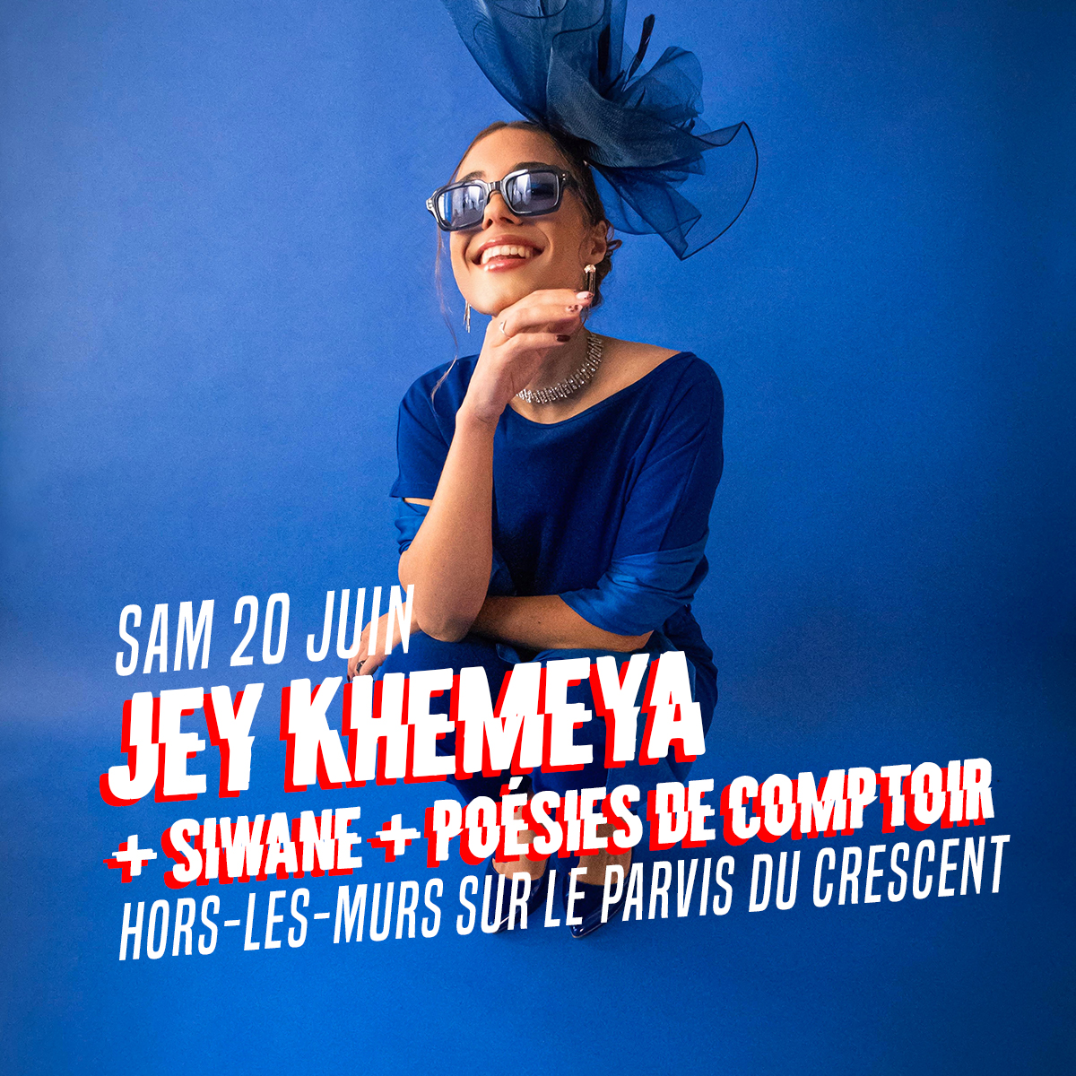 Les apéros - Jey Khemeya+ Siwane + Poésies de comptoir, hors-les-murs sur le parvis du Crescent