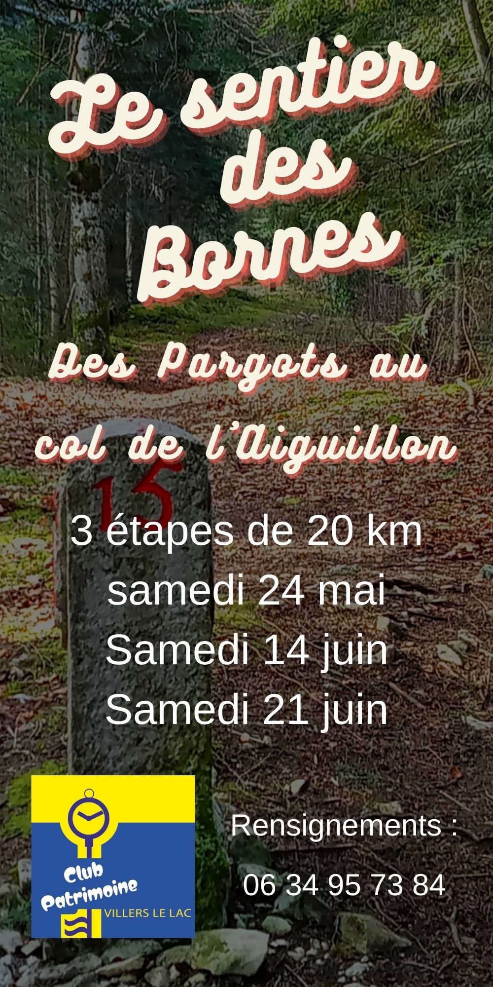 sentier des bornes-villers-le-lac